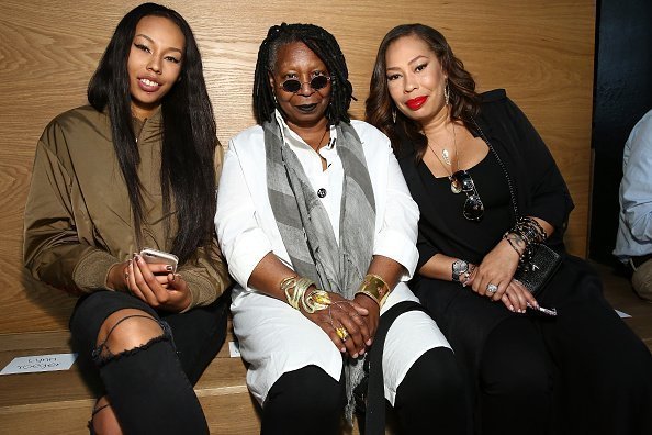 Jerzey Dean, Whoopi Goldberg and Alex Martin attend the Gypsy Sport fashion show during New York Fashion Week | Photo: Getty Images