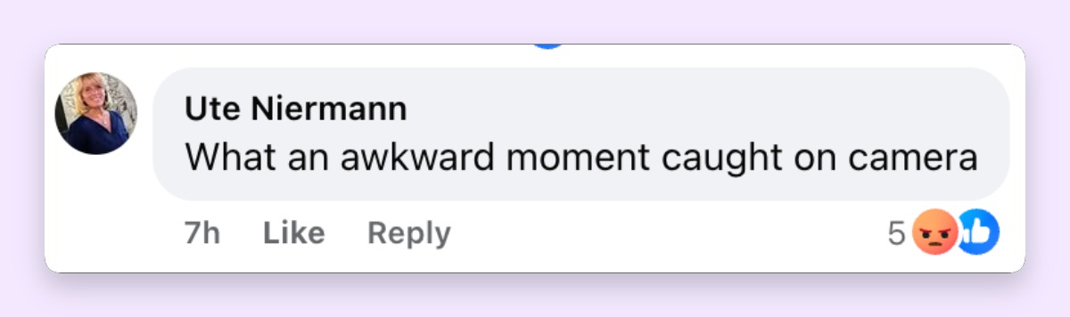 One netizen summed up the awkwardness some fans perceived, writing, "What an awkward moment caught on camera." The comment showed how one family snapshot quickly became a talking point far beyond Meghan's original Father's Day message. | Source: Facebook/People