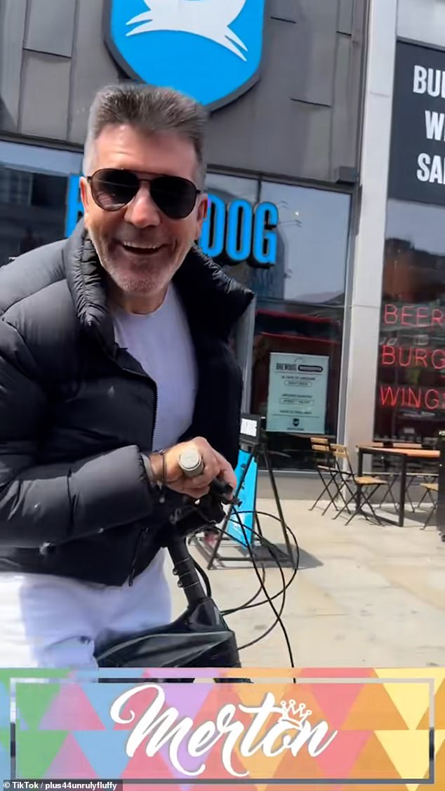 Simon Cowell, 65, flashed a huge smile despite getting lost amid a sun-soaked outing on his £8K e-bike in Central London on Sunday