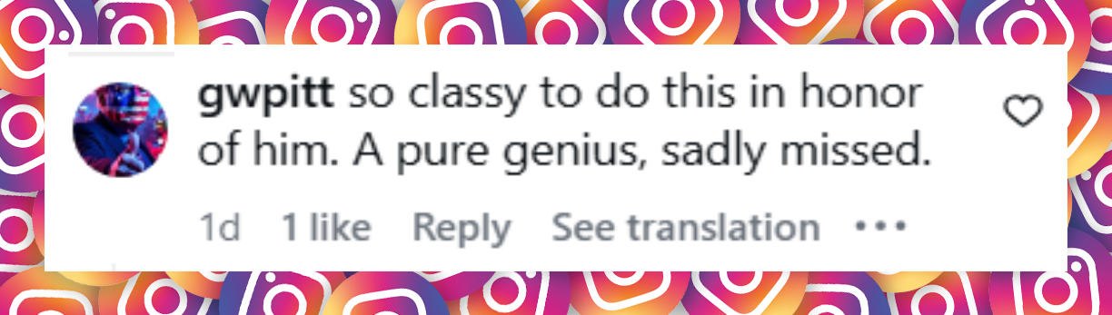 A netizen's comment about Iman's tribute to David Bowie, dated January 10, 2026 | Source: Instagram/the_real_iman