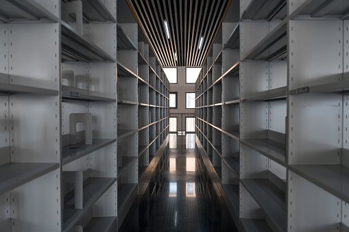 Photo of empty sets of shelves | Photo: Getty Images