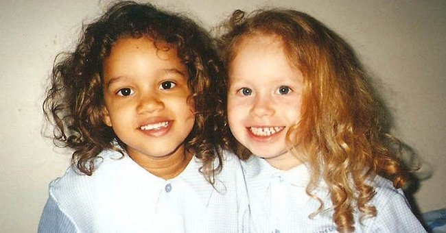 Maria y Lucy Aylmer de niñas. | Foto: Twitter.com/933FLZ