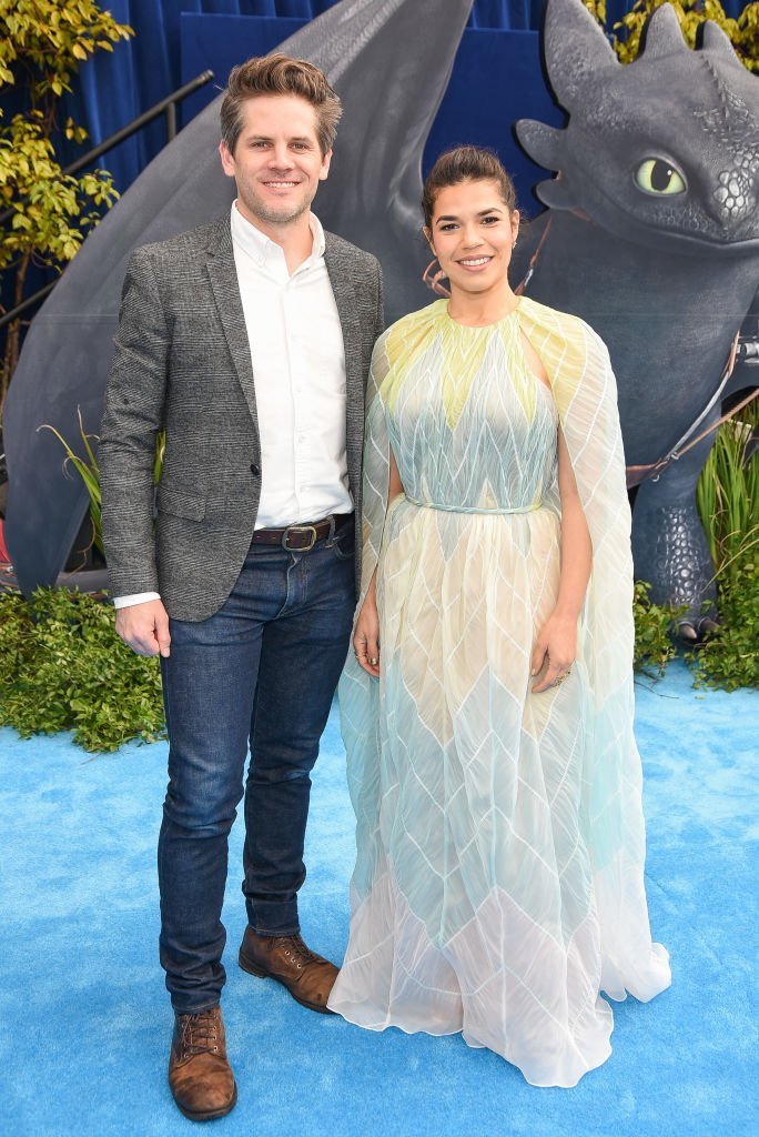 Ryan Piers Williams and America Ferrera attend Universal Pictures and DreamWorks Animation Premiere of "How to Train Your Dragon: The Hidden World" | Getty Images