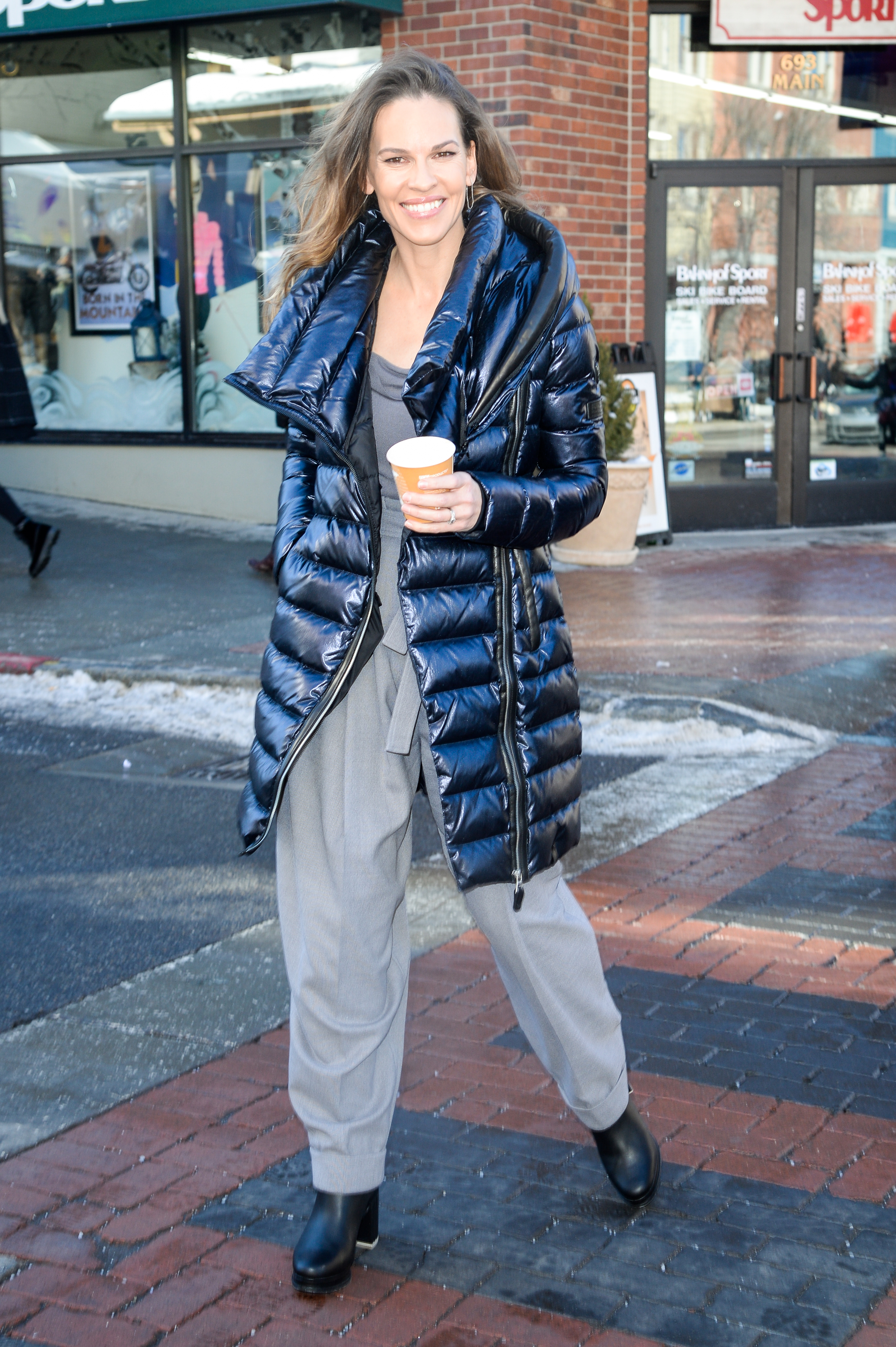 Hilary Swank attends the 2019 Sundance Film Festival on January 26, 2019 in Park City, Utah | Source: Getty Images