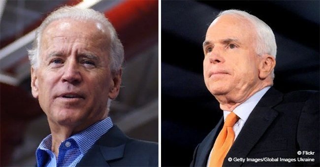 Joe Biden burst into tears delivering powerful eulogy for long-time friend John McCain
