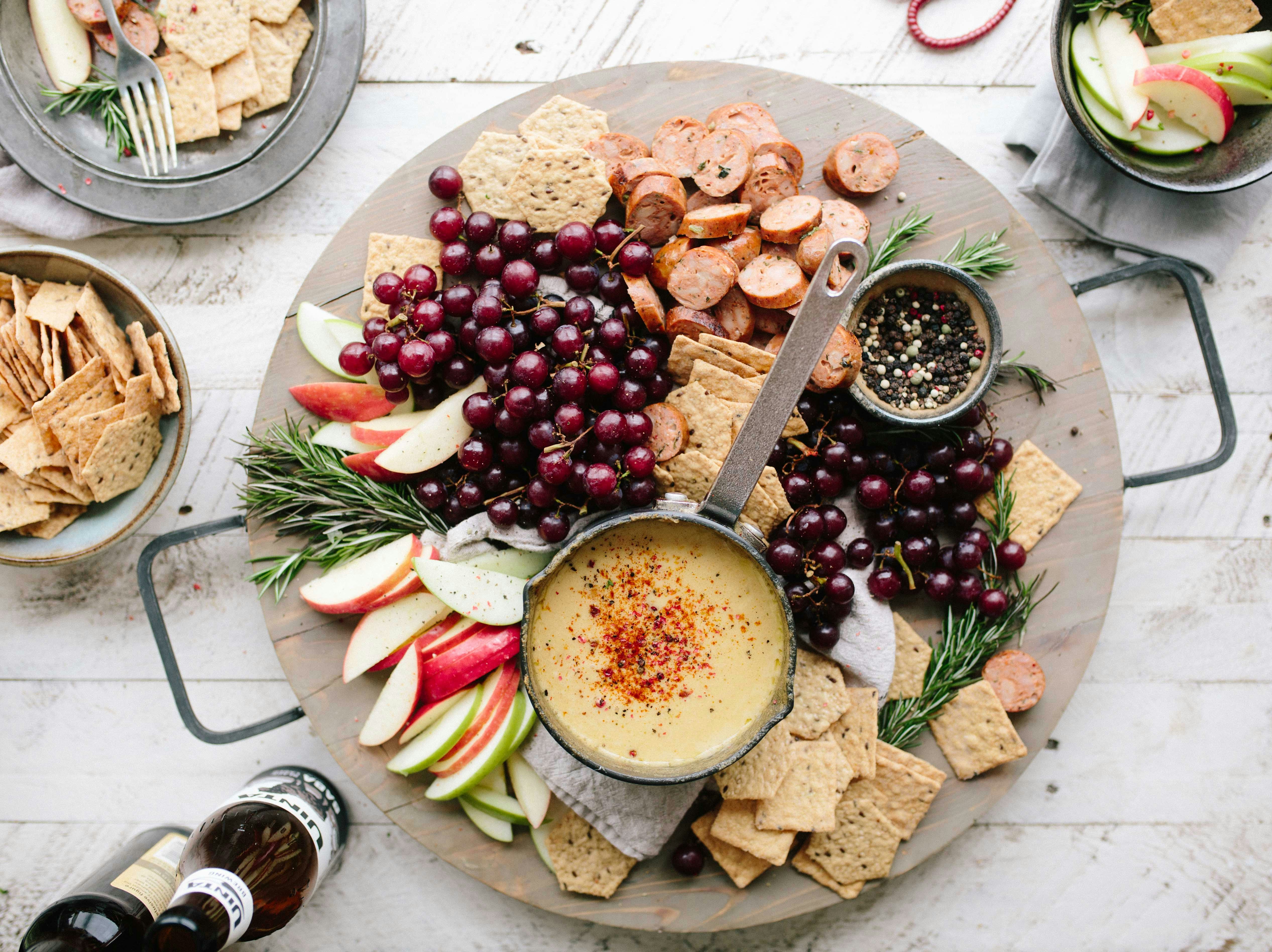 A platter with healthy snacks | Source: Unsplash
