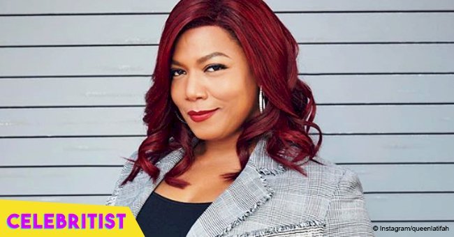 Queen Latifah flaunts her new hair color, posing next to Brandy & Patti Labelle in recent photo