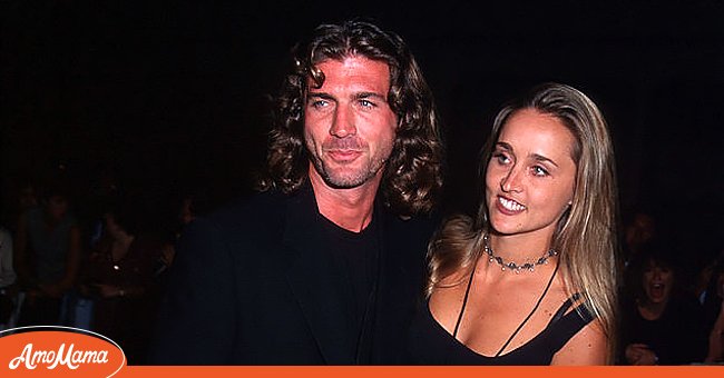 Joe Lando and wife Kirsten Barlow attend the opening of Planet Hollywood September 17, 1995 in Los Angeles | Photo: Getty Images