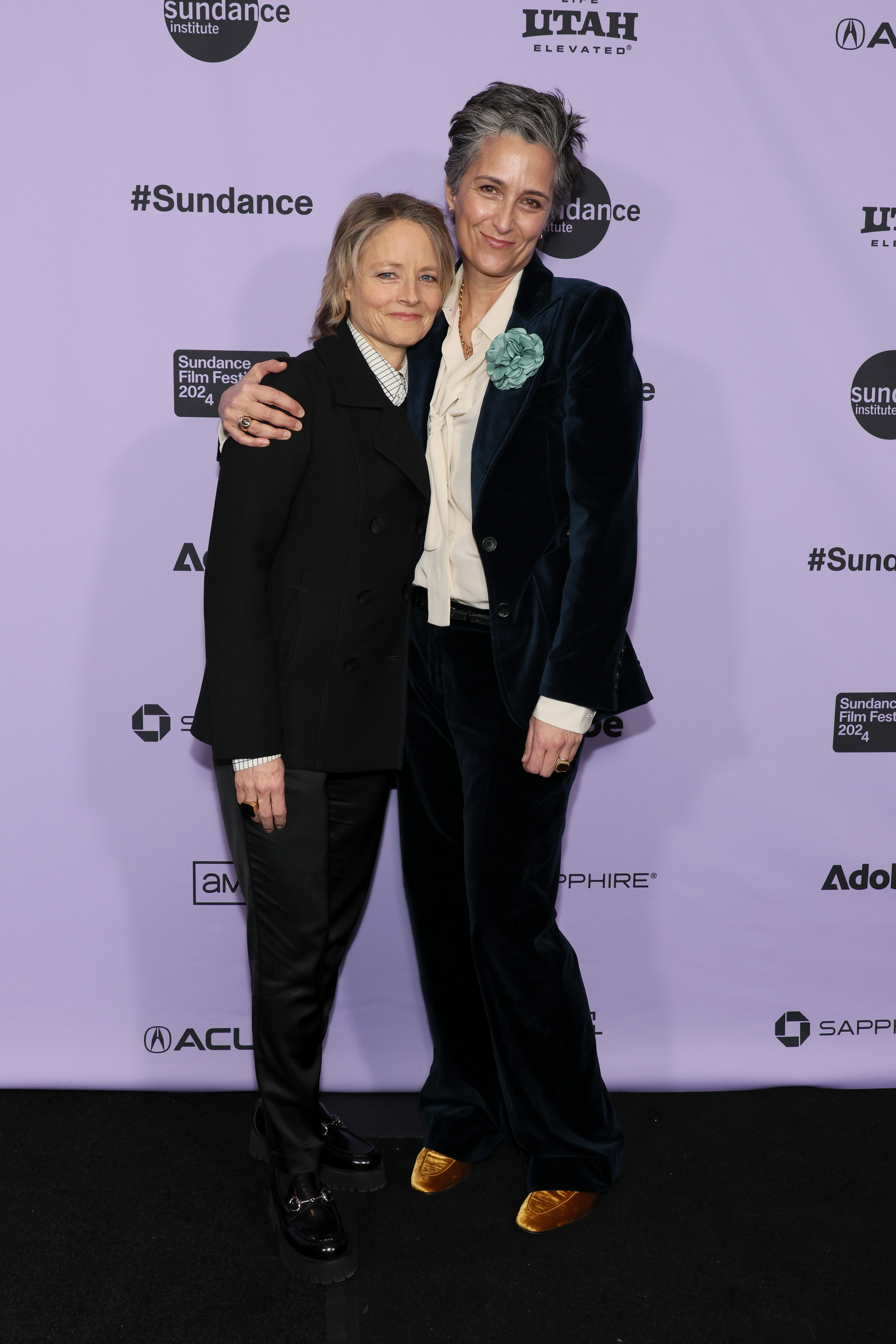 Jodie Foster and Alexandra Hedison at the Sundance Film Festival in Park City, Utah on January 18, 2024 | Source: Getty Images