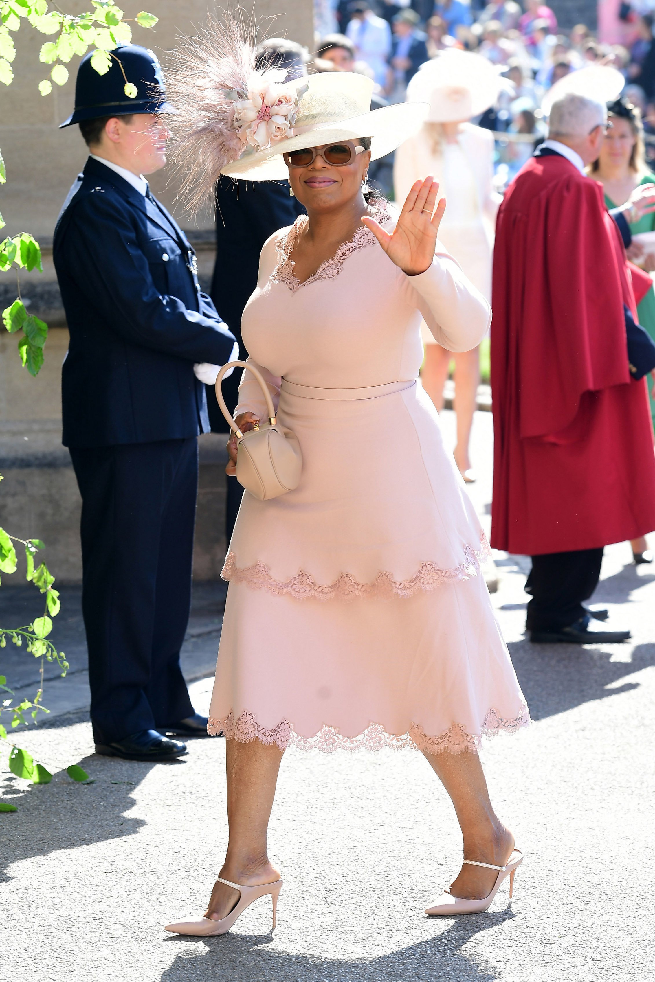  Oprah Winfrey arrives at St George's Chapel at Windsor Castle before the wedding of Prince Harry to Meghan Markle on May 19, 2018| Photo: Getty Images