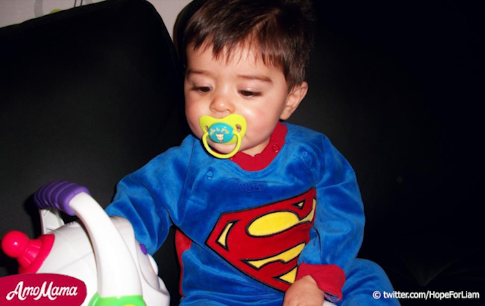 L'histoire de Liam : 2 ans, souffre d'une grave maladie infantile