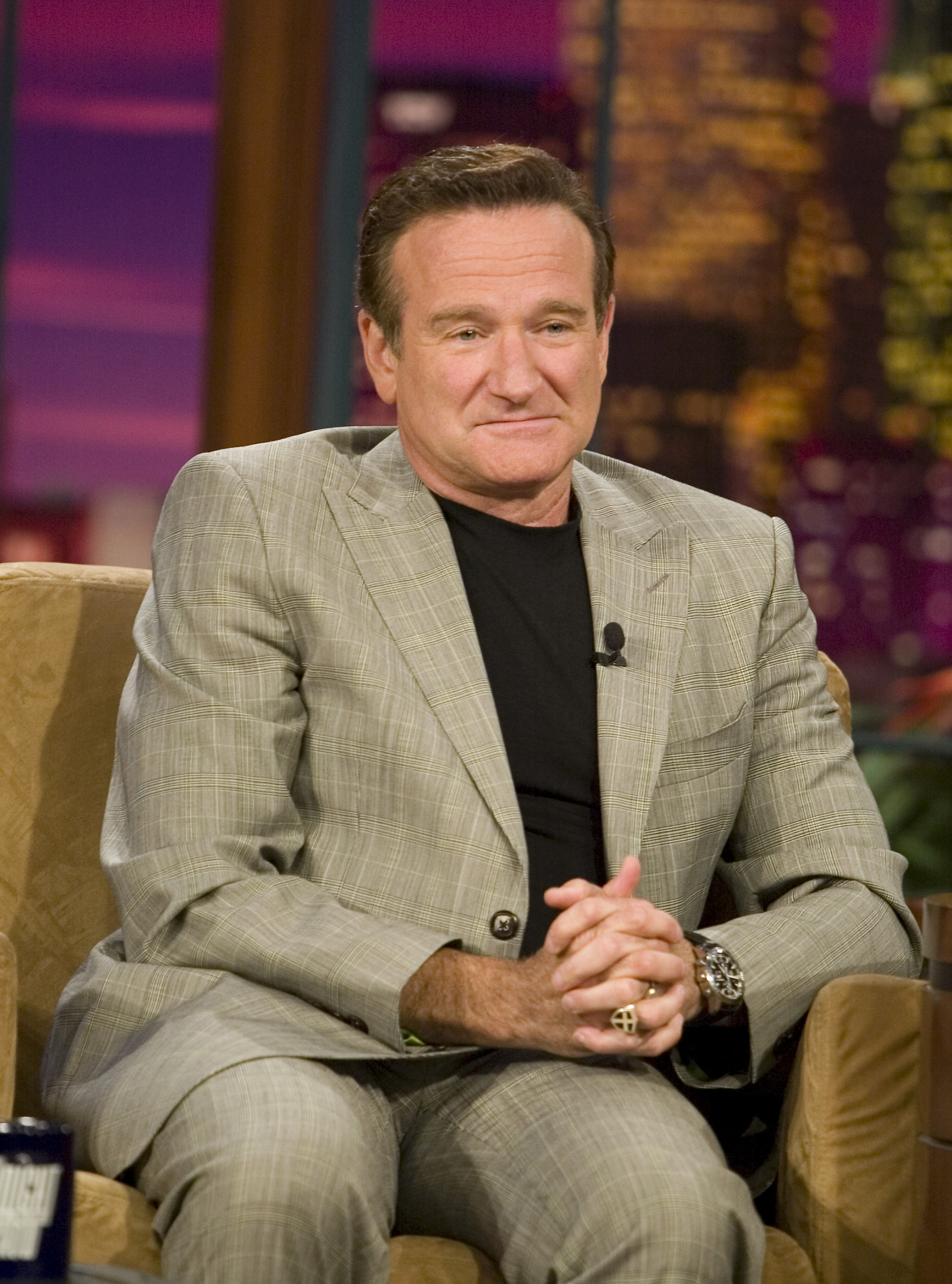 An undated image of Robin Williams on 