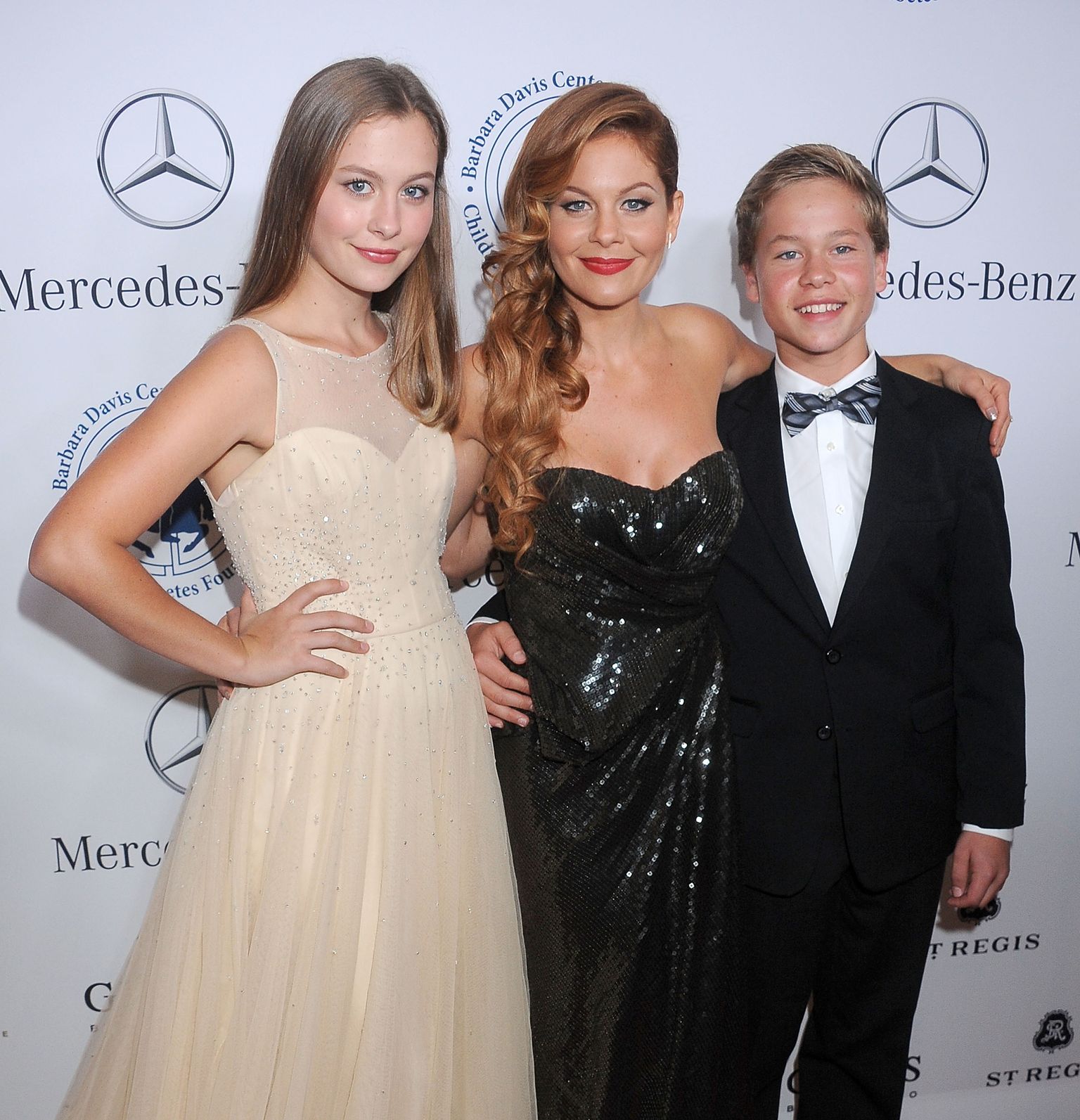  Candace Cameron Bure with son Lev and daughter Natasha at the 2014 Carousel Of Hope Ball in Beverly Hills, California | Source: Getty Images