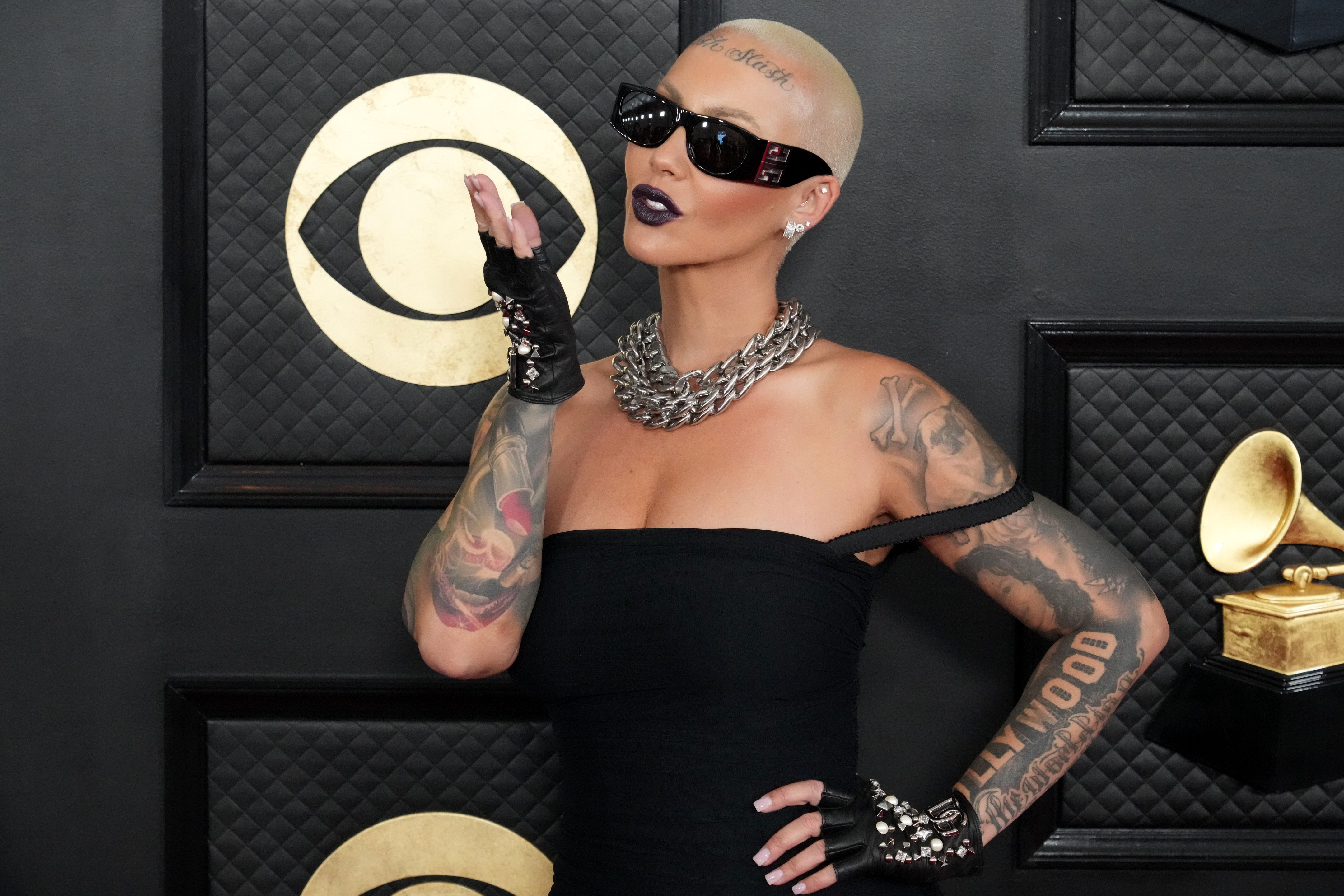 Amber Rose at the 65th GRAMMY Awards on February 05, 2023 in Los Angeles, California. | Source: Getty Images