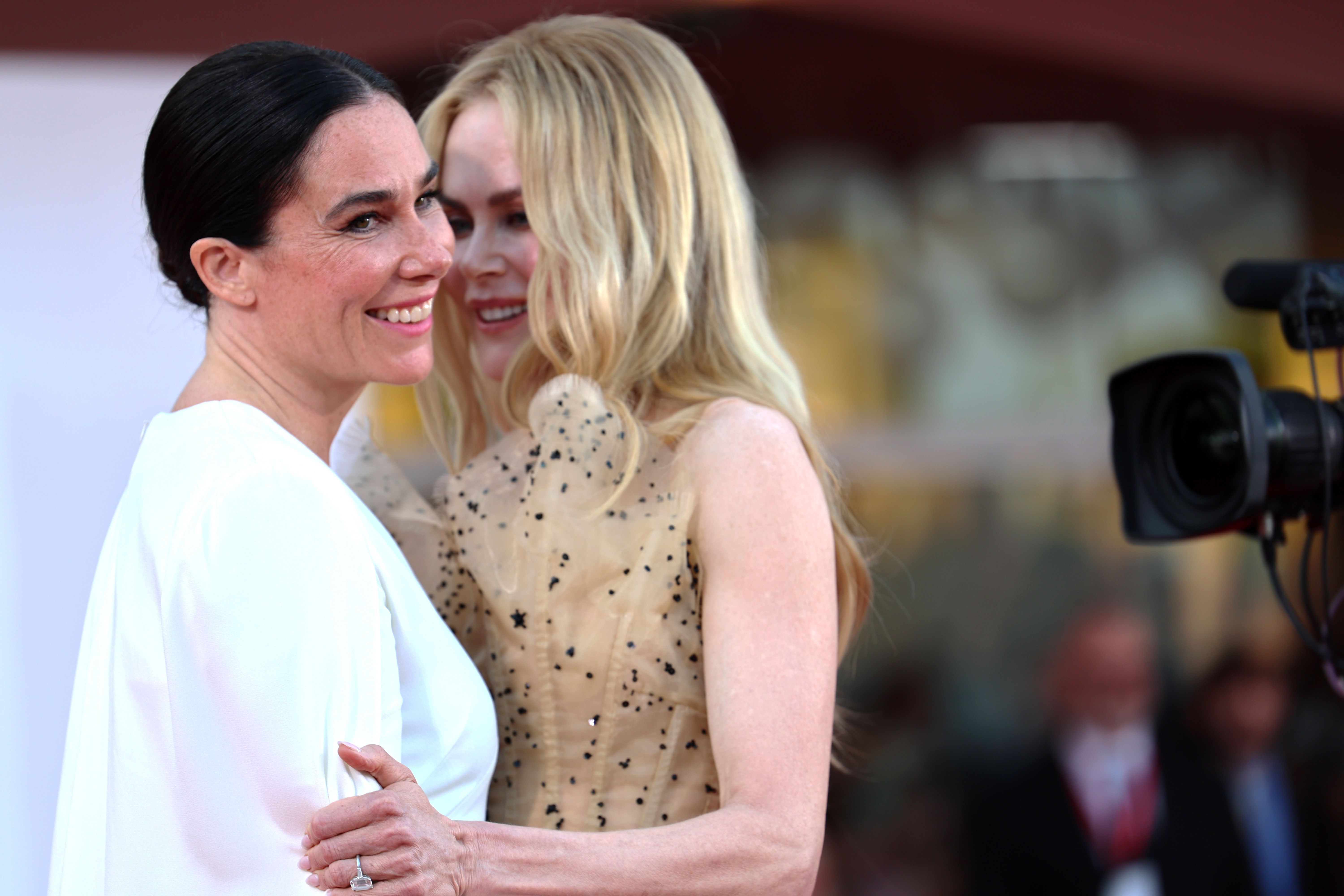 Halina Reijn and Nicole Kidman on August 30, 2024, in Venice, Italy | Source: Getty Images