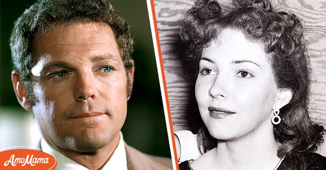 Headshot of James MacArthur in a publicity portrait circa 1975 [left], Photo of 19-year-old Mary MacArthur after a summer-stock performance [right] | Source: Getty Images