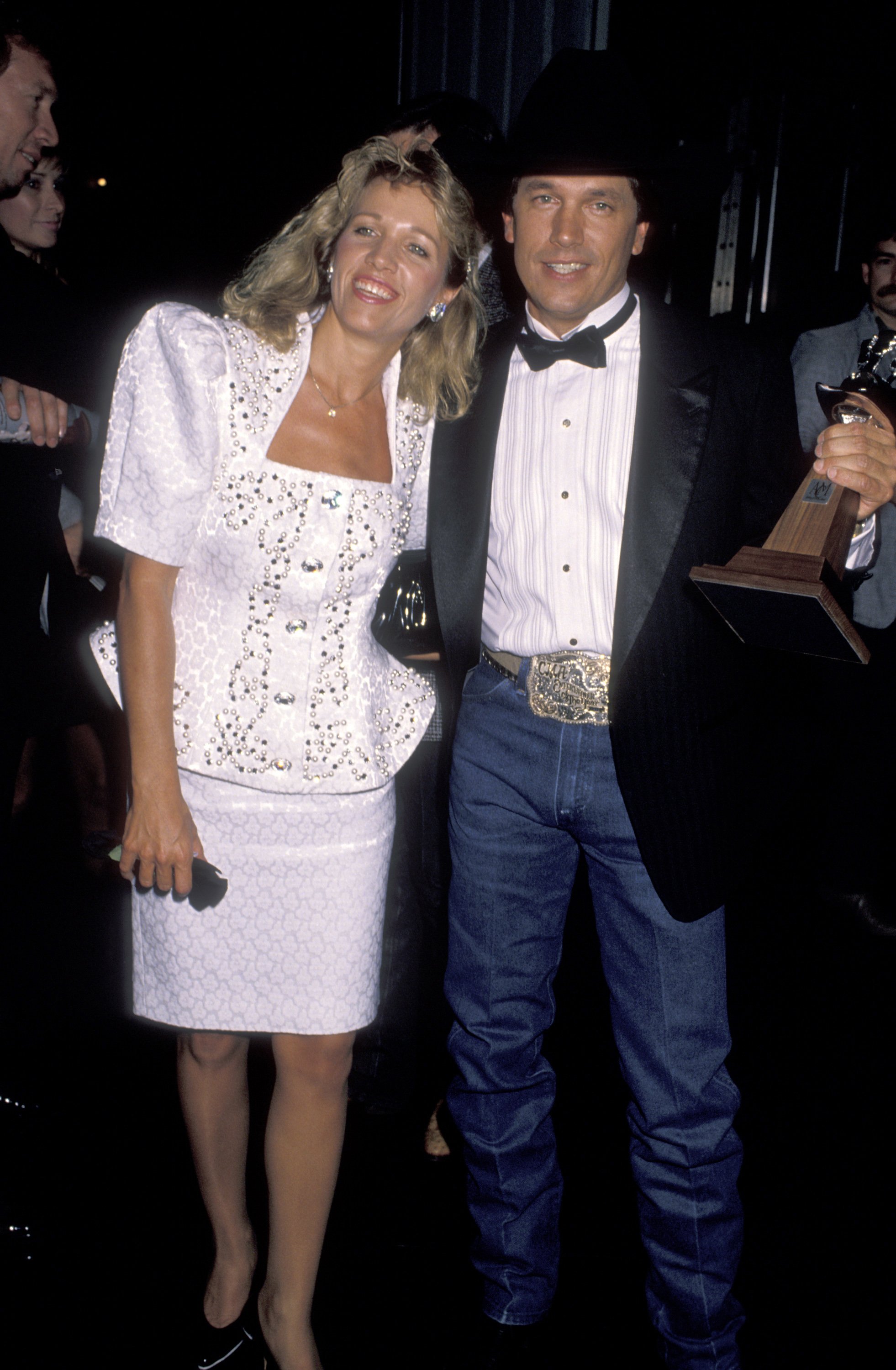 Country singer George Strait and his wife Norma at the Pantages Theatre in Hollywood California | Source: Getty Images