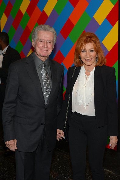 Regis Philbin and Joy Philbin attend "Sicario" New York Premiere at Museum of Modern Art on September 14, 2015, in New York City. | Source: Getty Images.