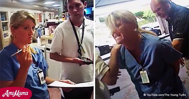Nurse arrested for doing her job (video)