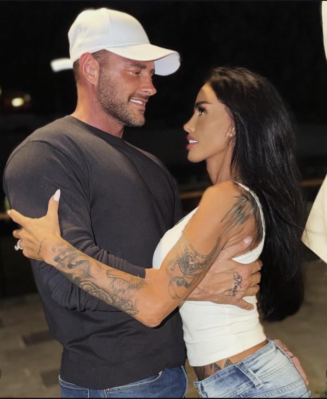 Lee Andrews and Katie Price, as seen in a photo posted on 11 April 2026. | Source: Facebook/Katie Price