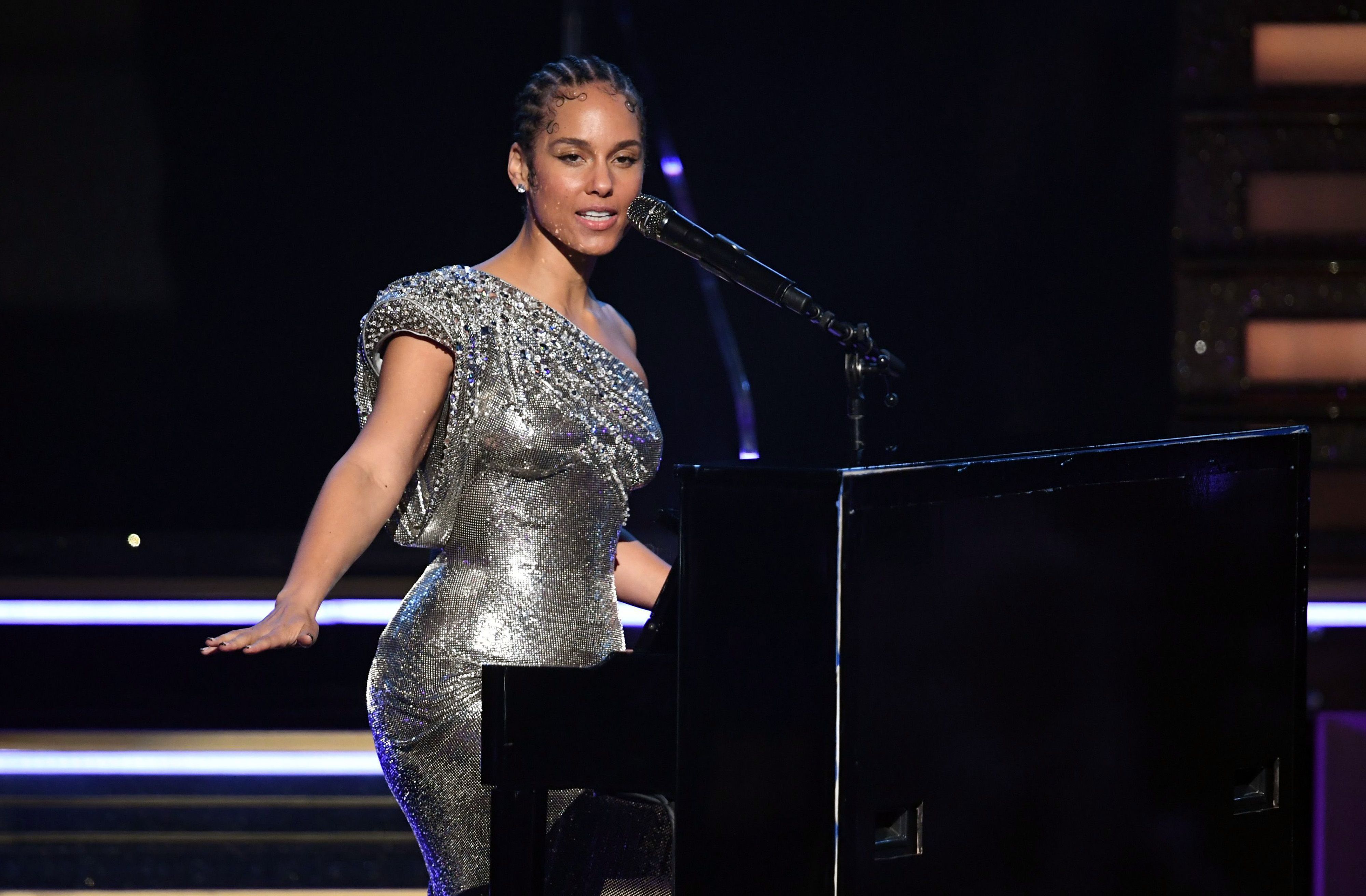 Alicia Keys at the 62nd Annual GRAMMY Awards at STAPLES Center on Jan. 26, 2020 in California | Photo: Getty Images