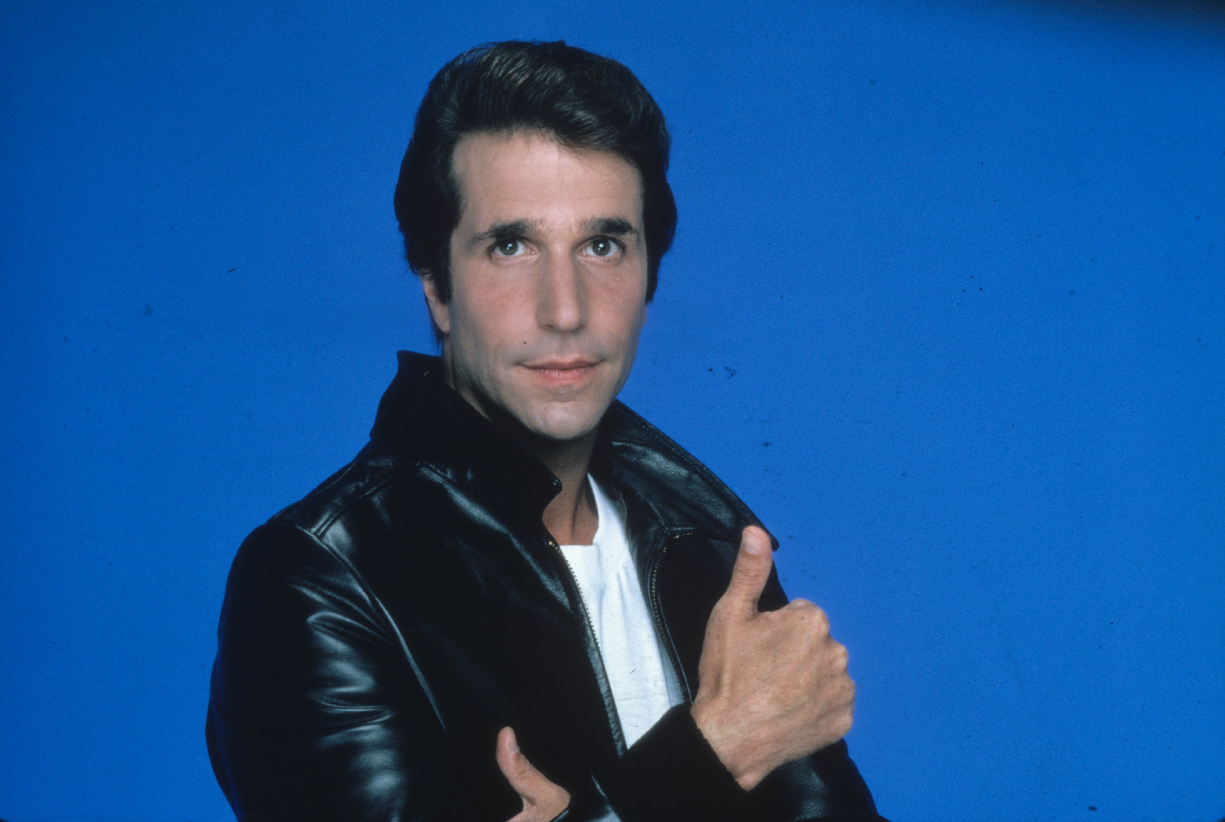 Henry Winkler as "Fonzie" from Season 2 of "Happy Days" in July 10, 1975 | Source: Getty Images