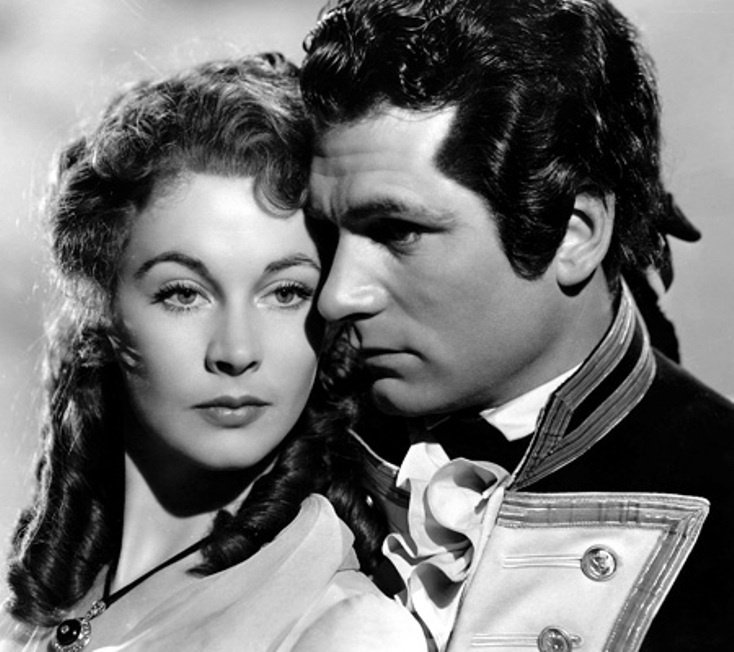 Vivien Leigh and Laurence Olivier in the 1941 fil "That Hamilton Woman" | Source: Wikimedia