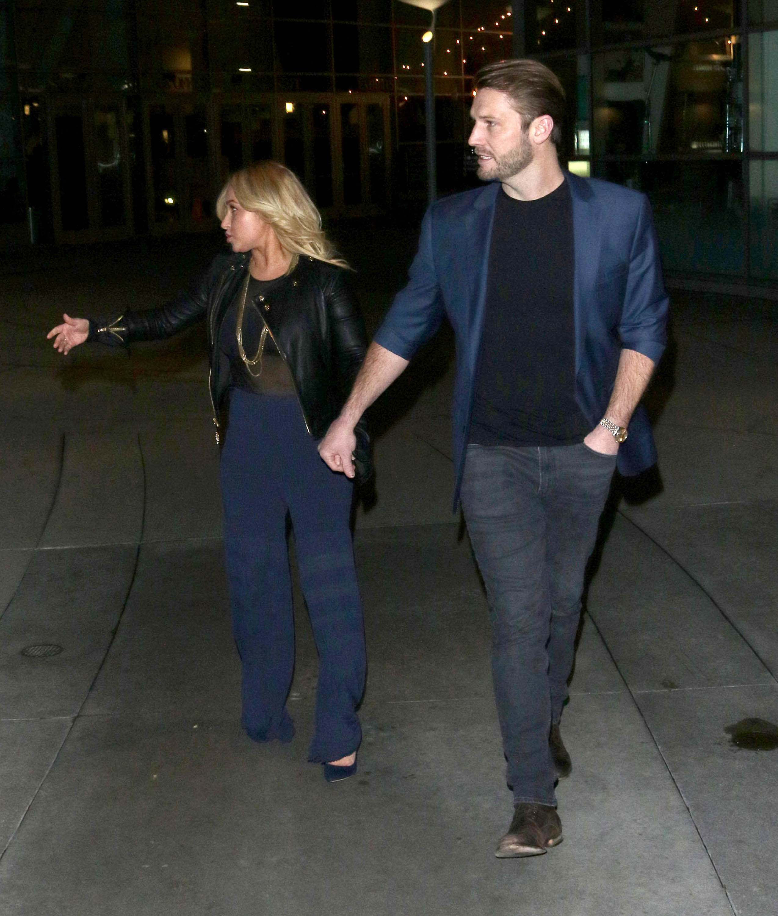Brian Hickerson and the actress are seen in Los Angeles on Jan. 31, 2019 | Source: Getty Images