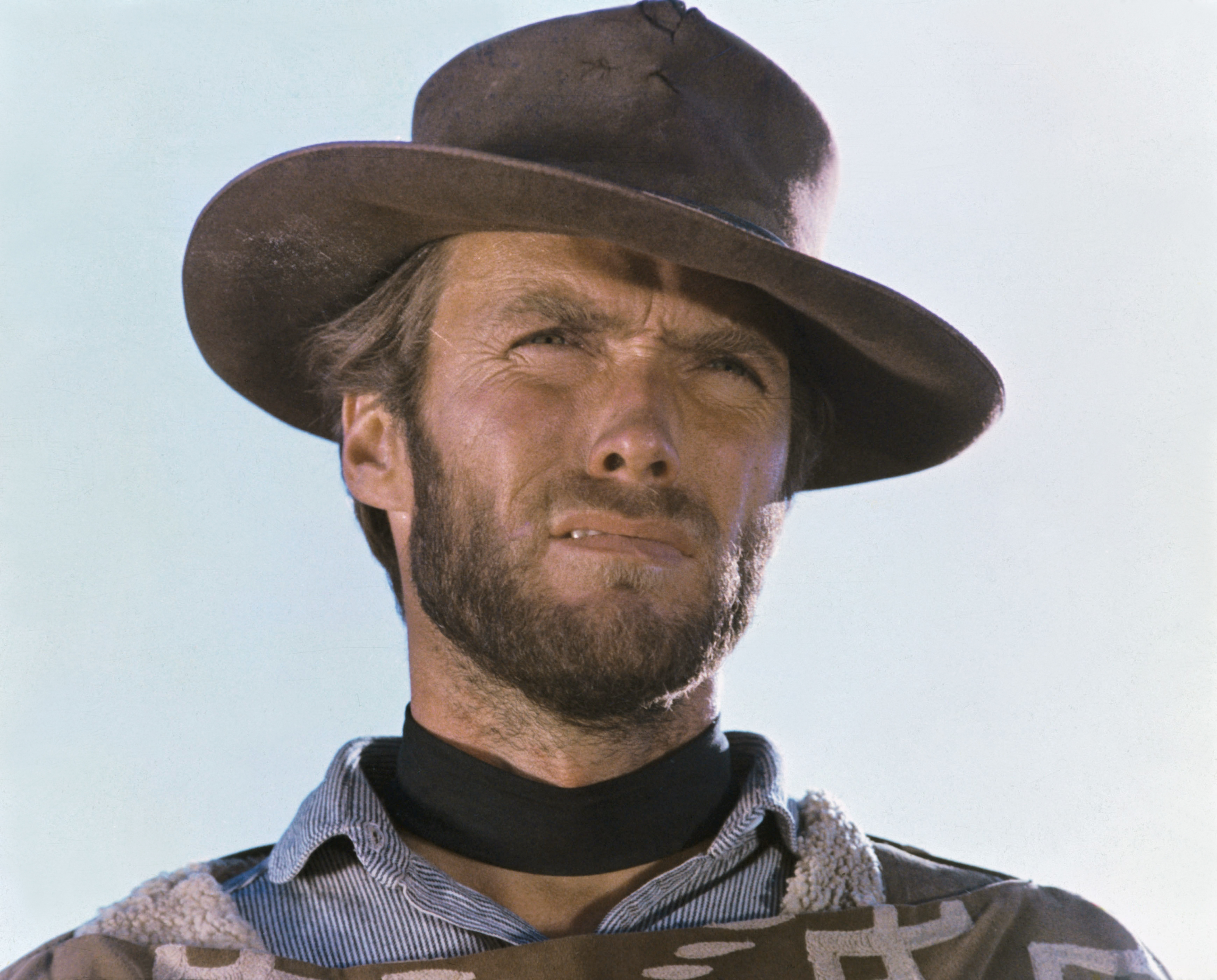 Clint Eastwood on the set of 'The Good, The Bad and The Ugly' in 1966 | Source: Getty Images