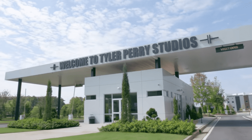 Tyler Perry Studios entrance | Source: YouTube/Architectural Digest