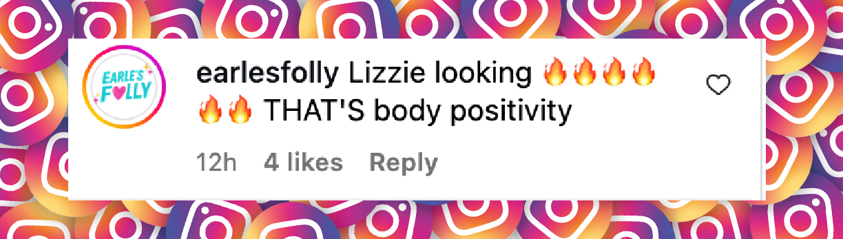 A fan compliments Lizzo's new look, from a post dated September 8, 2025 | Source: Instagram/lizzobeeating