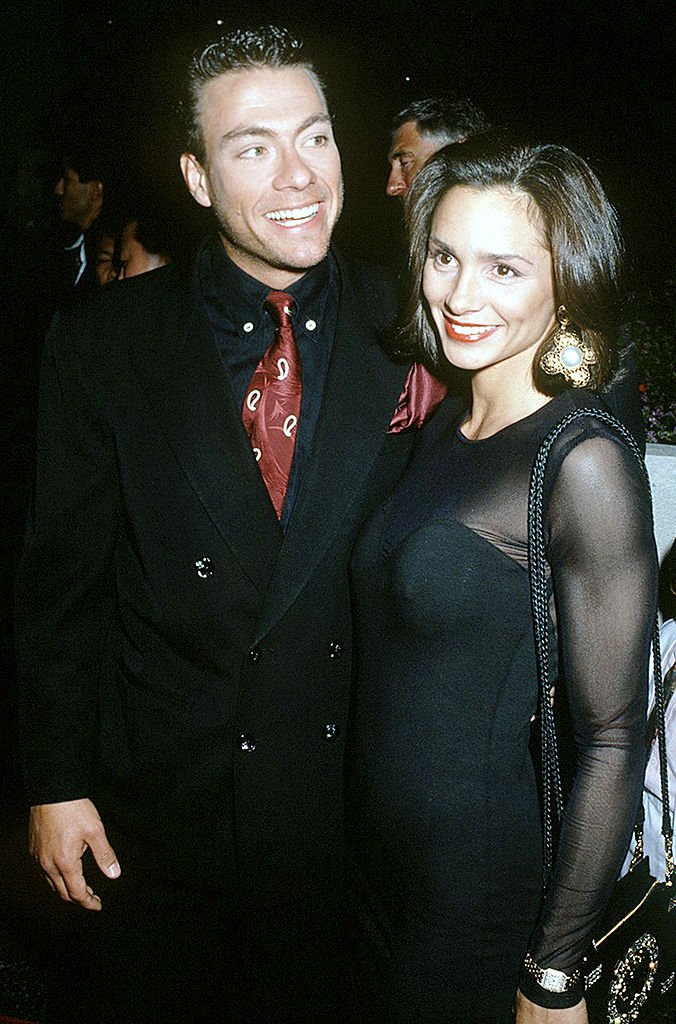 Jean-Claude Van Damme et Gladys Portugues en 1992. l Source : Getty Images