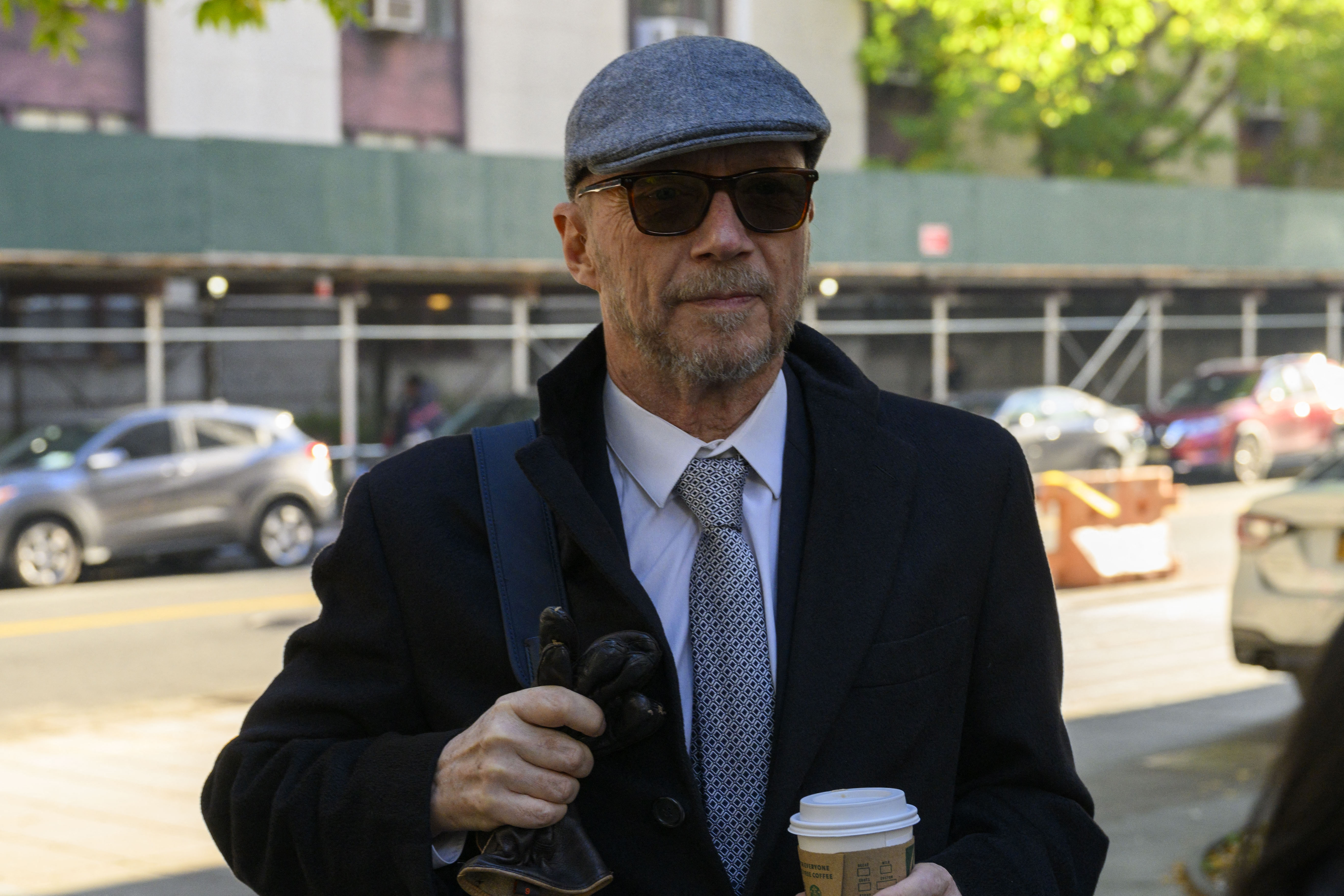 Paul Haggis outside the New York Supreme Court for his trial on October 19, 2022, in New York City | Source: Getty Images