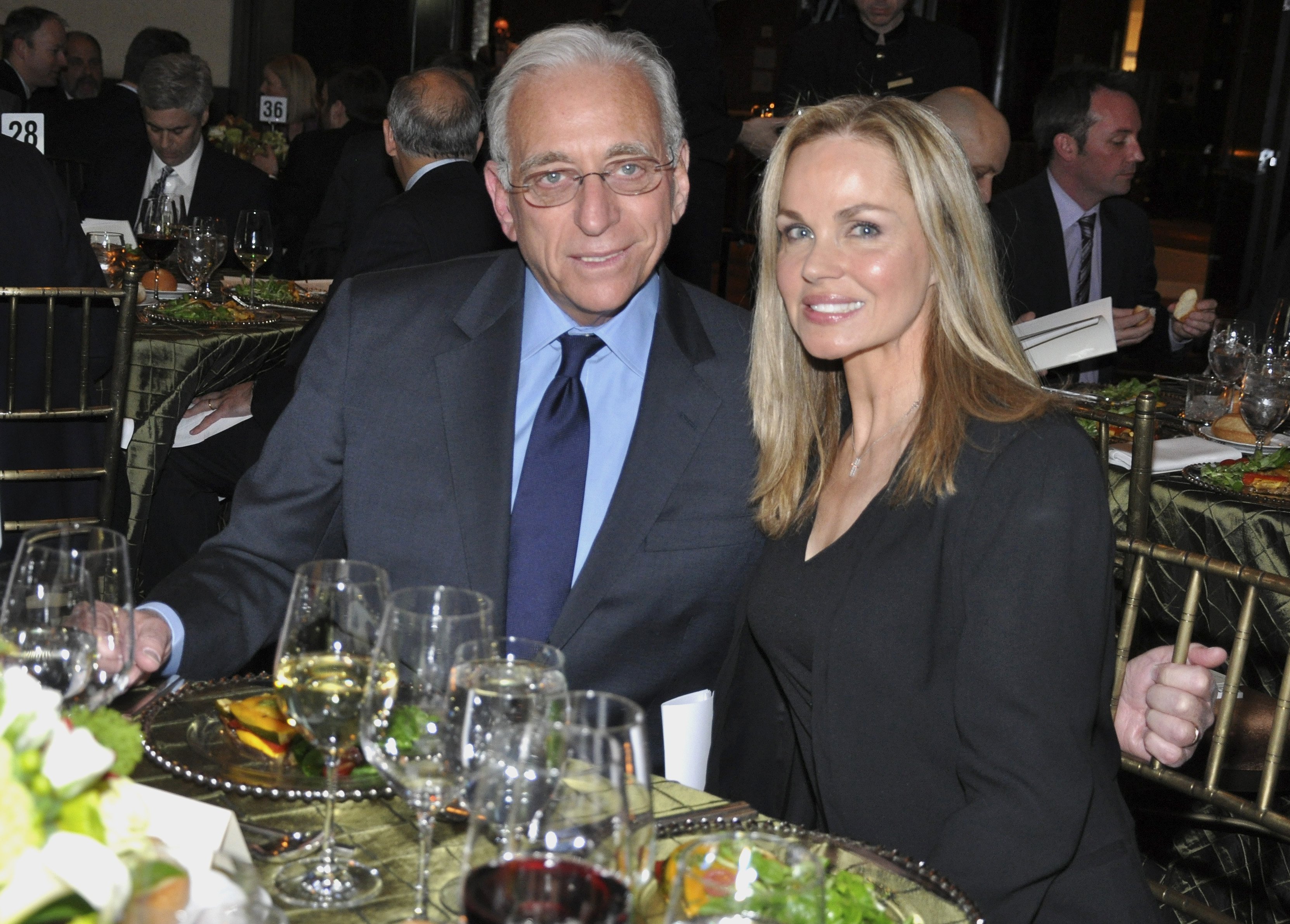 Nelson Peltz and Claudia Peltz are pictured at the Simon Wiesenthal Center's Humanitarian Award Dinner at the Mandarin Oriental Hotel on March 28, 2011, in New York City | Source: Getty Images