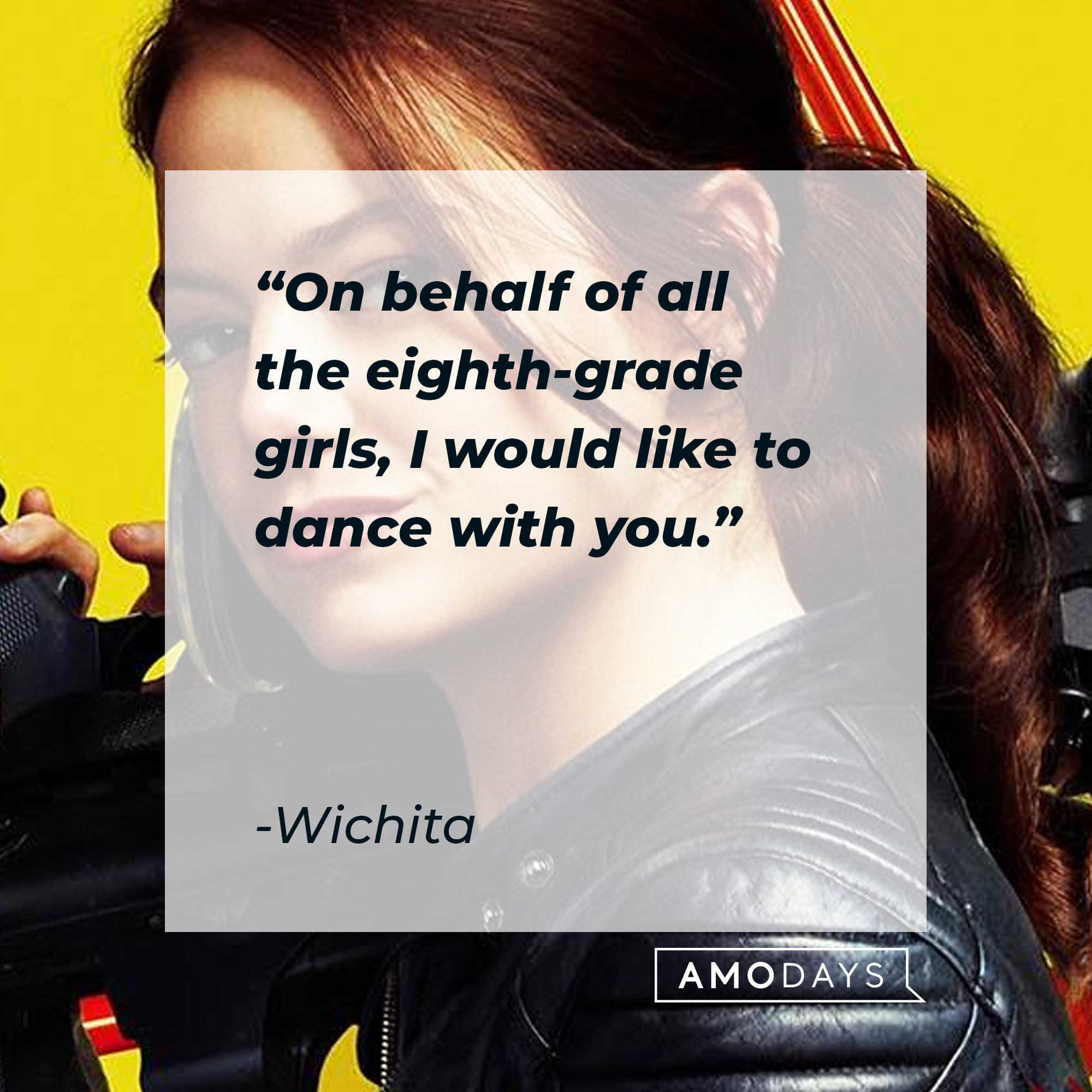 Wichita's quote: "On behalf of all the eighth-grade girls, I would like to dance with you." | Source: Facebook.com/Zombieland