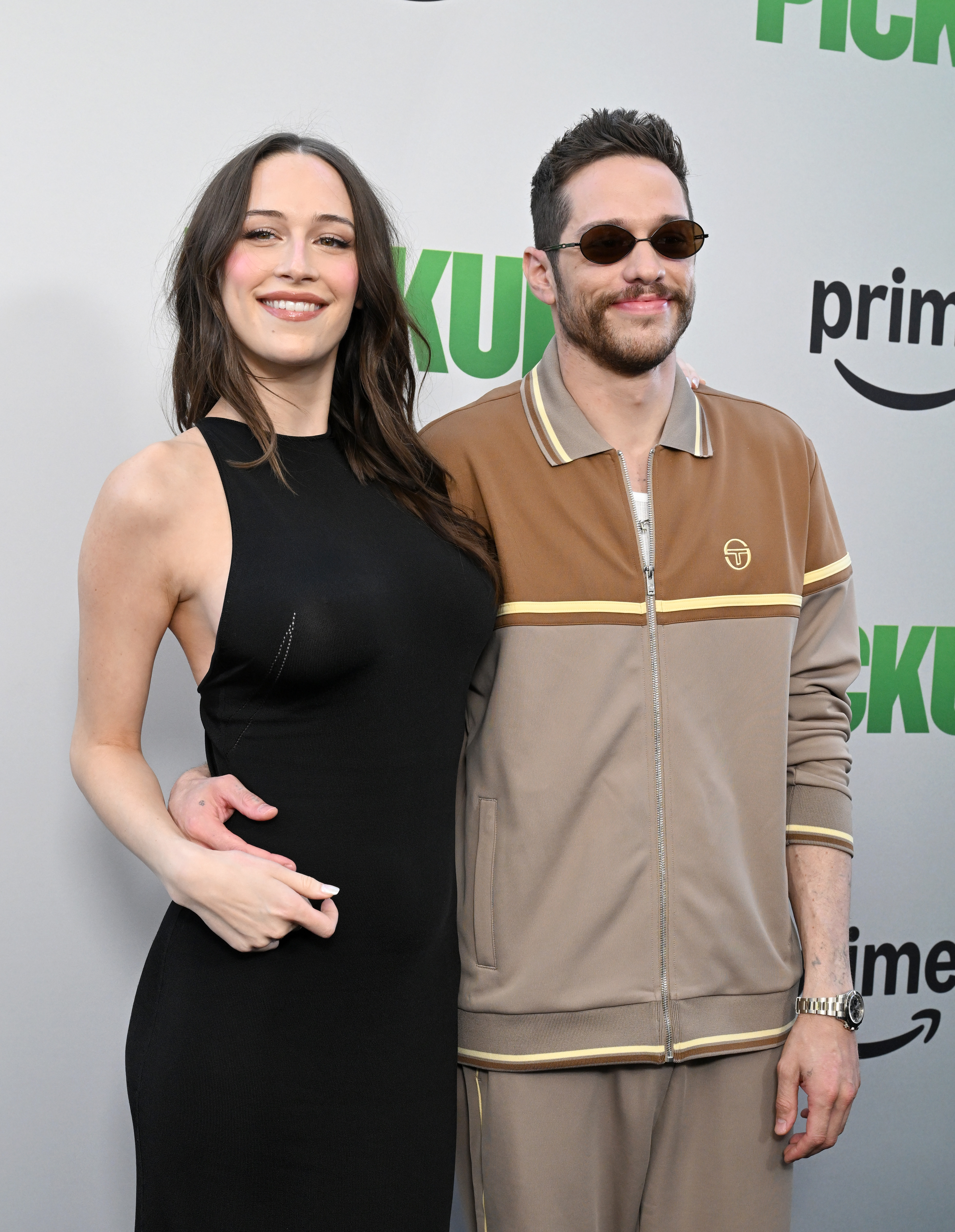 Elsie Hewitt and Pete Davidson attend the world premiere of Amazon MGM Studios' "The Pickup" in Los Angeles, California, on July 27, 2025 | Source: Getty Images
