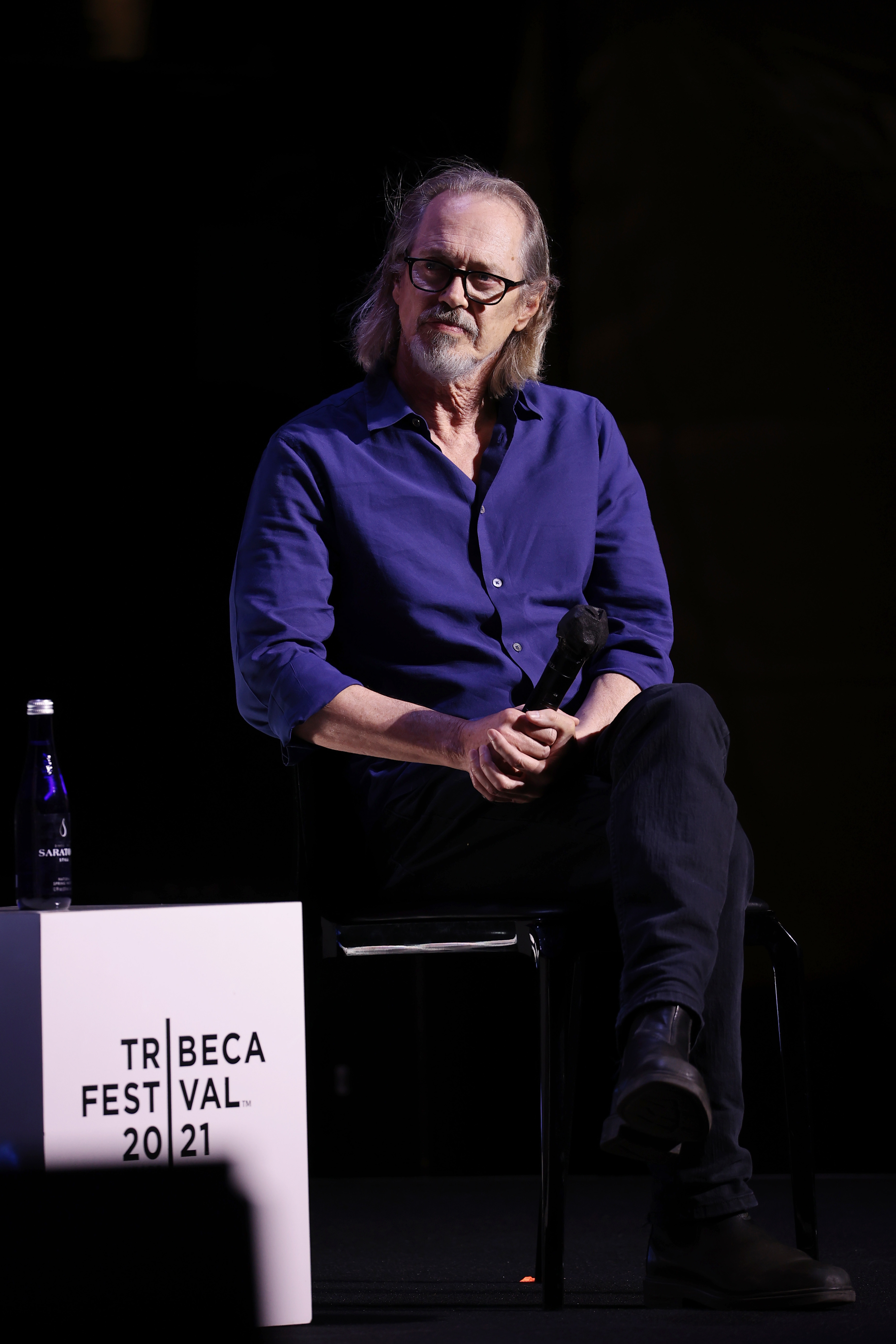 Steve Buscemi speaks at the 25th Anniversary "Fargo" reunion during the 2021 Tribeca Festival on June 18, 2021, in New York City. | Source: Getty Images