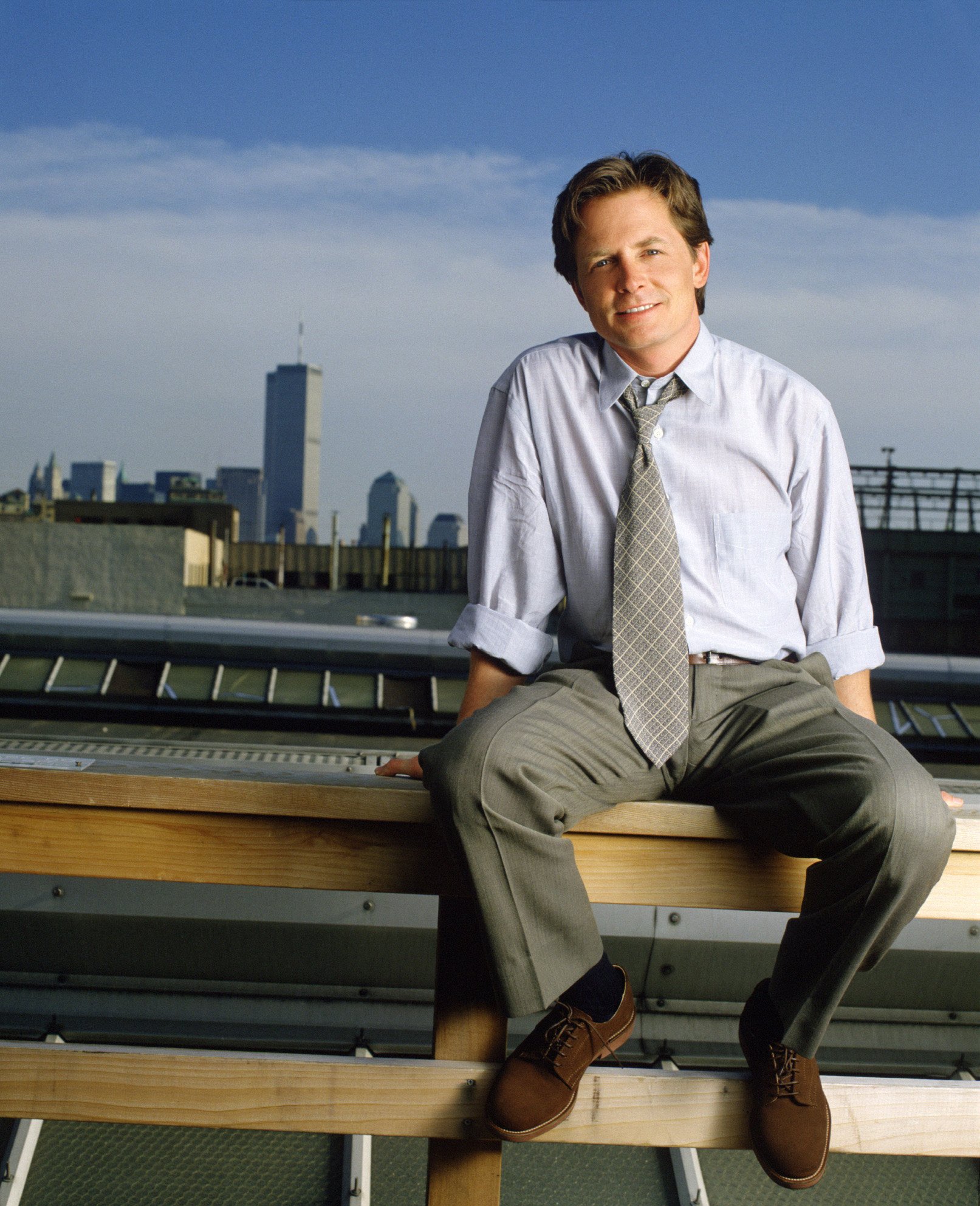 Michael J. Fox dans "Spin City", 1996 | Source : Getty Images