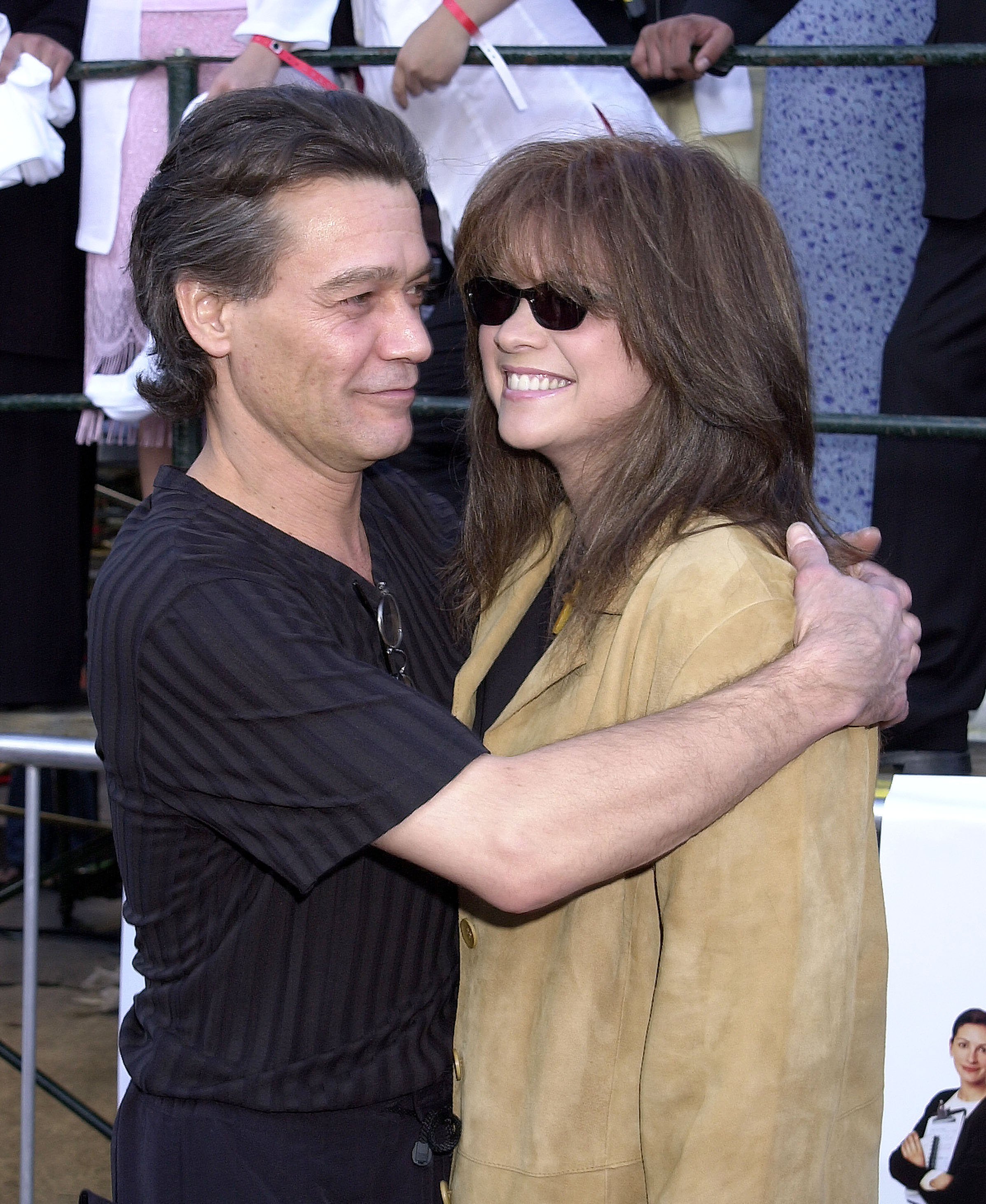 Eddie Van Halen & Valerie Bertinelli at the Mann Village Theatre in Westwood, California. | Source: Getty Images