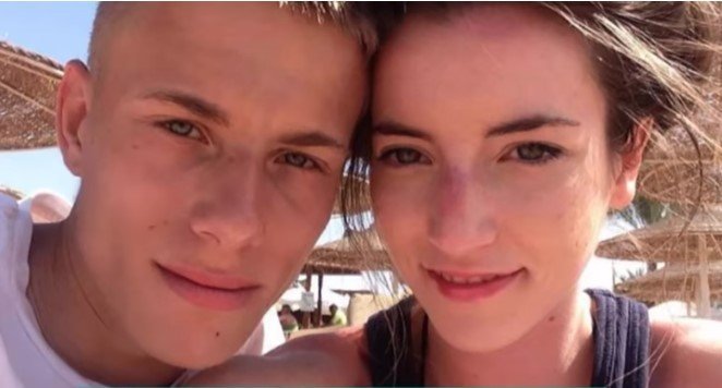 Alex Skell junto a su novia Jordan Worth| Foto: YouTube / This Morning Alex Skell junto a su novia Jordan Worth| Foto: YouTube / This Morning