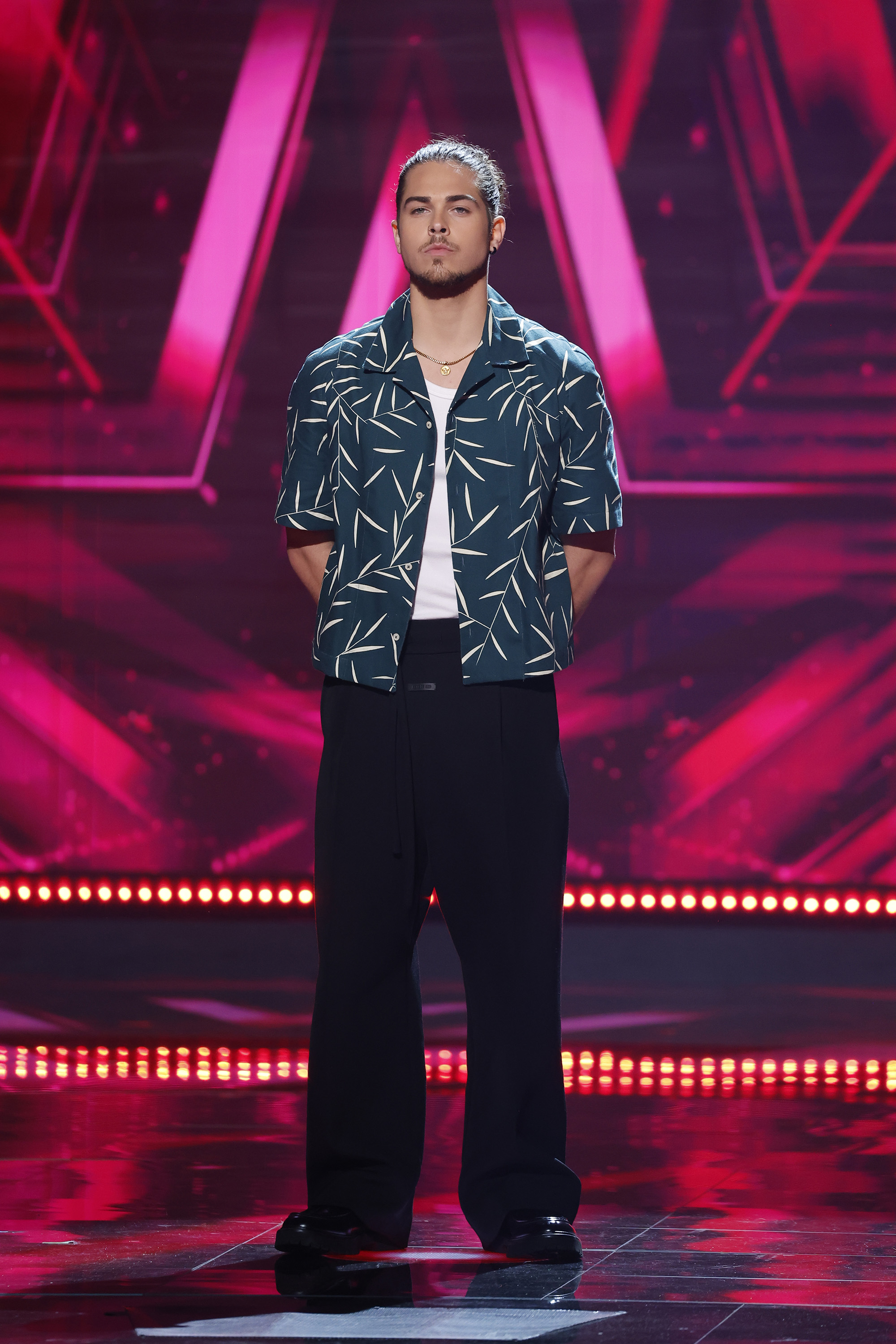 Jourdan Blue awaits the final results during the Season 20 finale of "America's Got Talent" on September 24, 2025 | Source: Getty Images