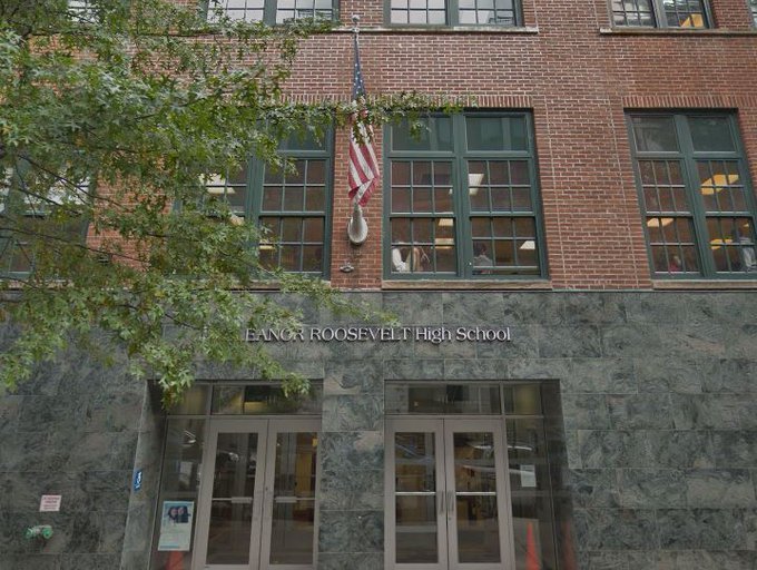 Eleanor Roosevelt High School building. | Source: Google Maps