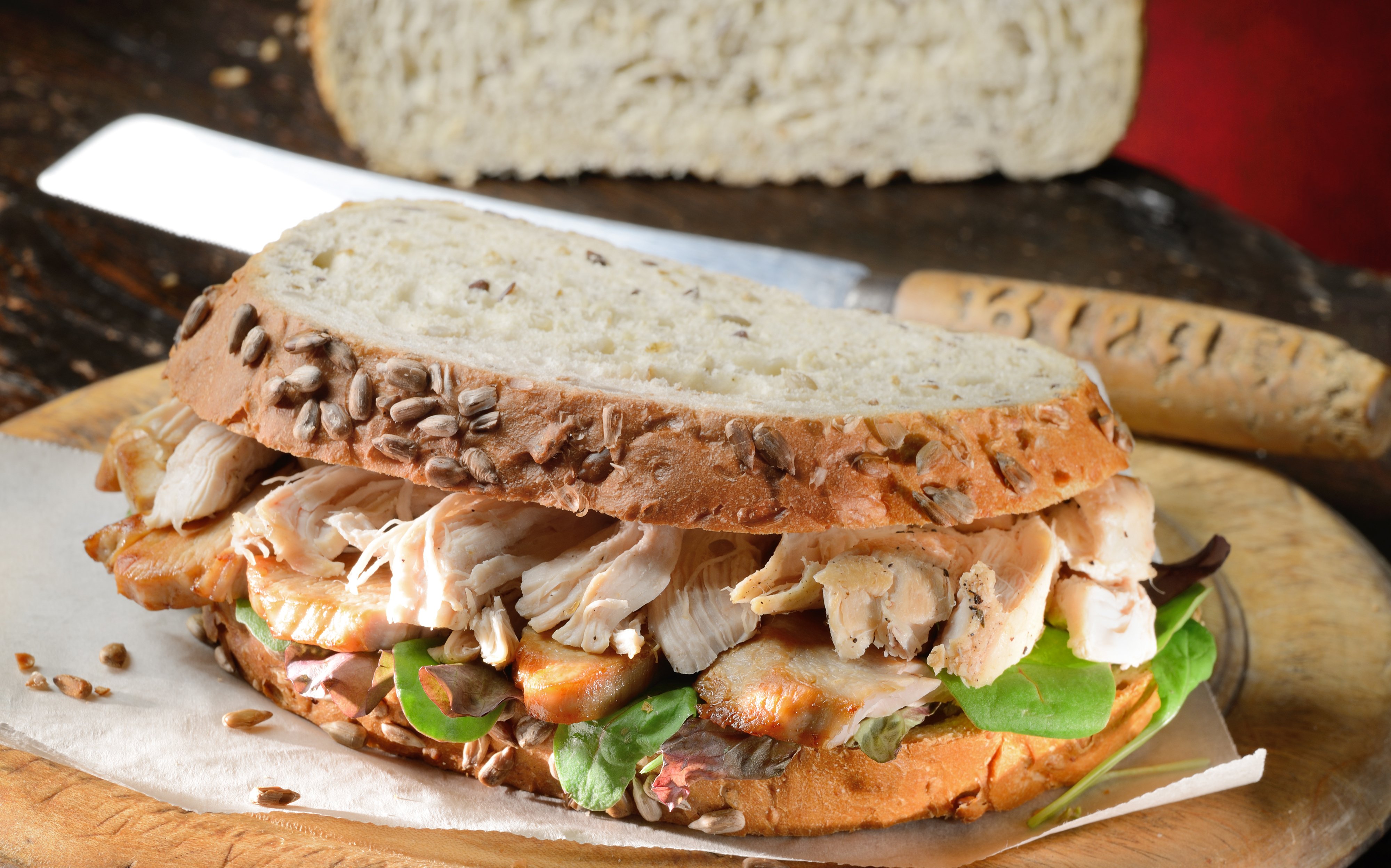 Sándwich de pollo. | Foto: Shutterstock