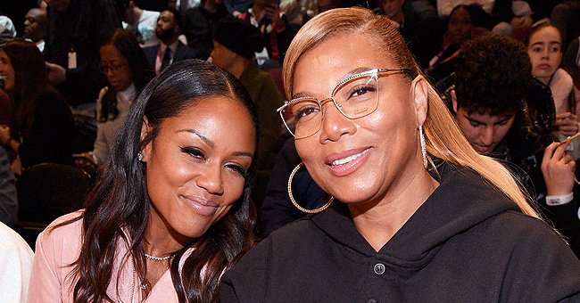 Ein Foto der Schauspielerin Queen Latifah und Eboni Nichols. | Quelle: Getty Images