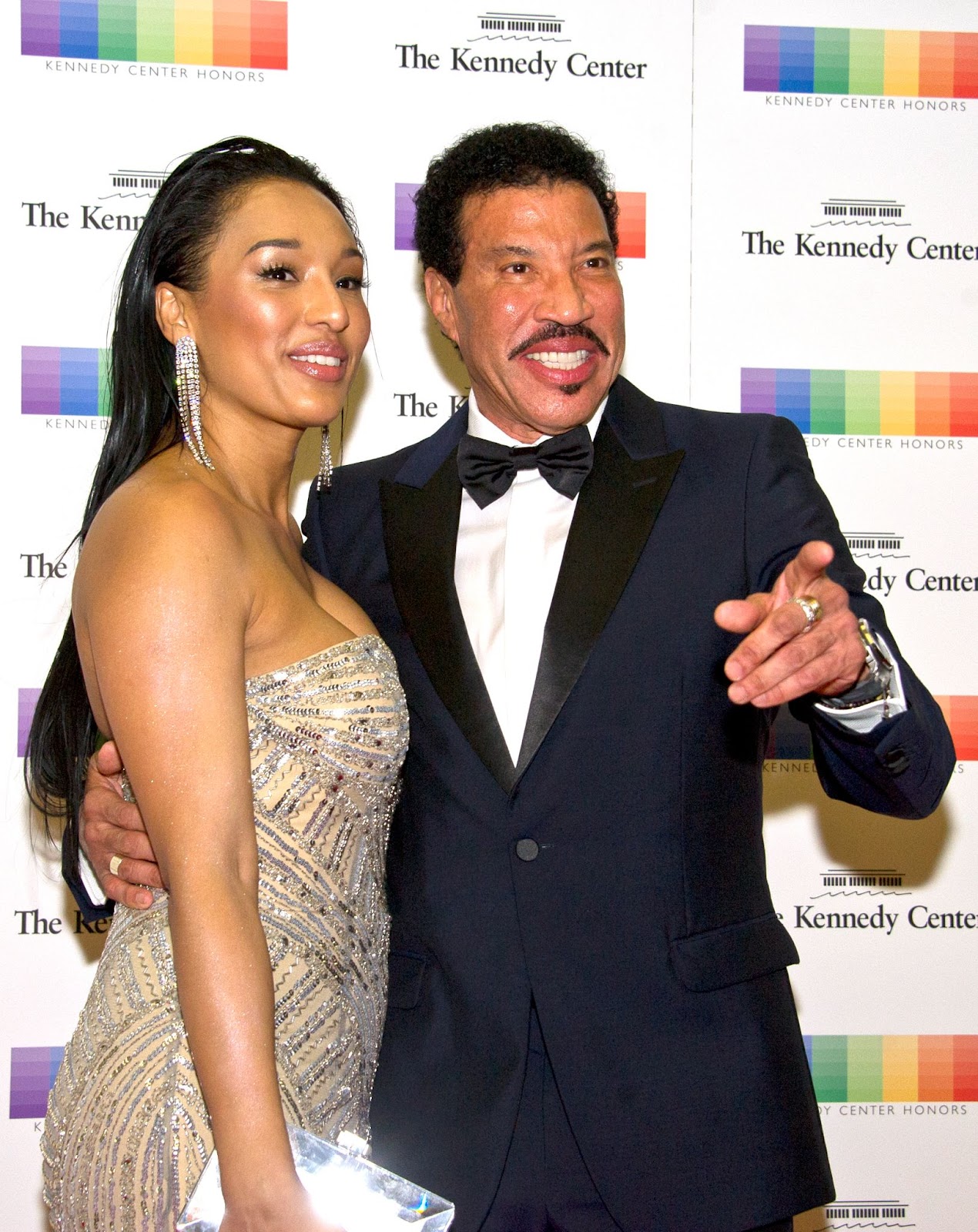 Lionel Richie and Lisa Parigi at the formal Artist's Dinner honoring the recipients of the 40th Annual Kennedy Center Honors on December 2, 2017, in Washington, DC. | Source: Getty Images