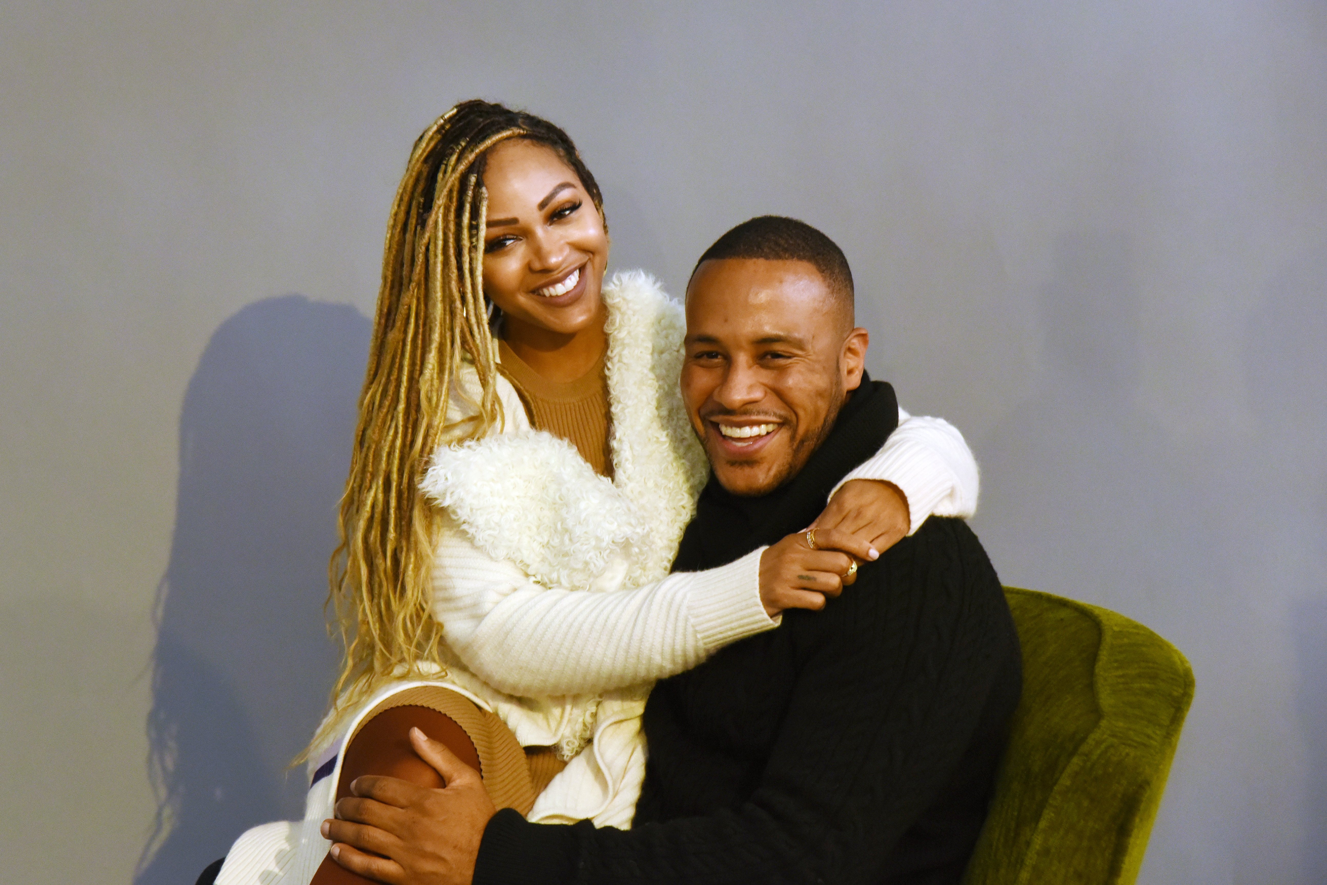 Meagan Good and DeVon Franklin at the 2018 Sundance Film Festival at Buona Vita on January 21, 2018, in Park City, Utah. | Source: Getty Images