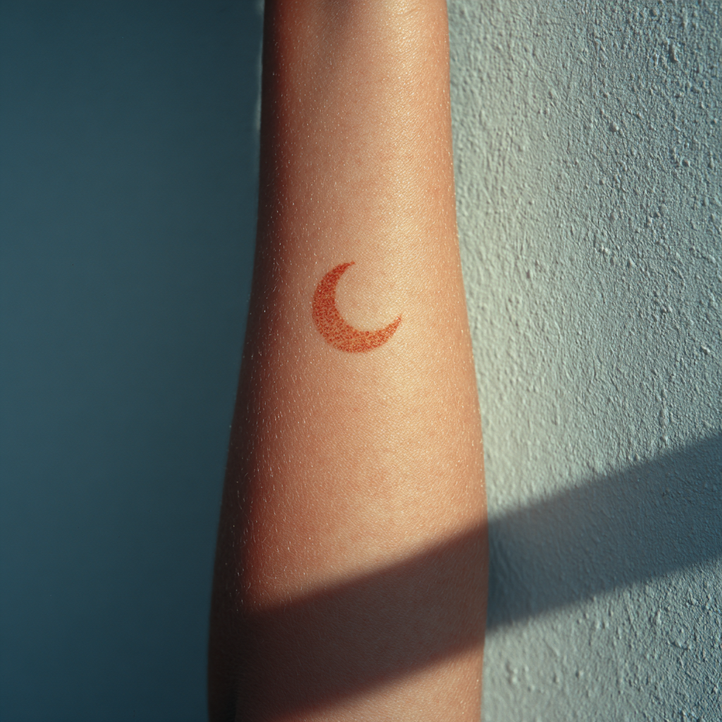 A child's birthmark on her arm | Source: Midjourney