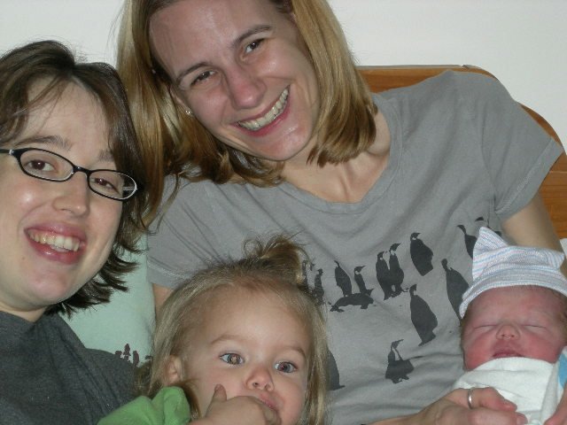 Jessica and her ex-partner Melanie with Alice and baby Soren | Photo: Courtesy of Jessica Share