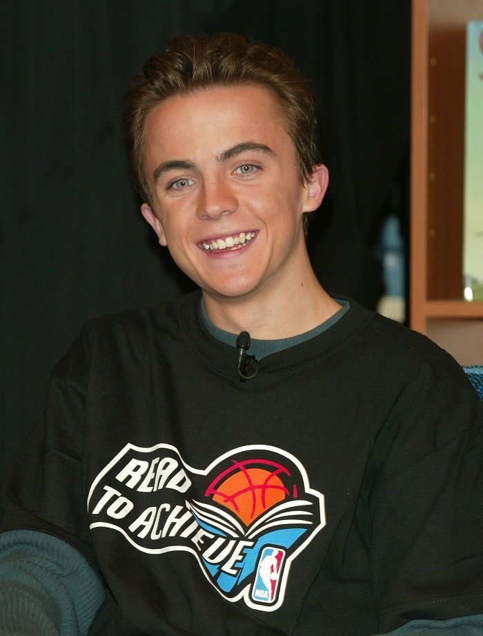 Frankie Muniz at the "Read To Achieve Celebration" with second and third grade students from P.S. 33 at the NBA Store On Fifth Avenue March 12, 2003 in New York City. l Images: Getty Images
