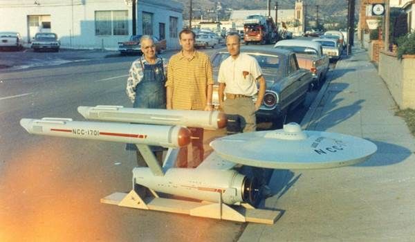 Starship Enterprise model. Image Source: YouTube/Behind the Scenes